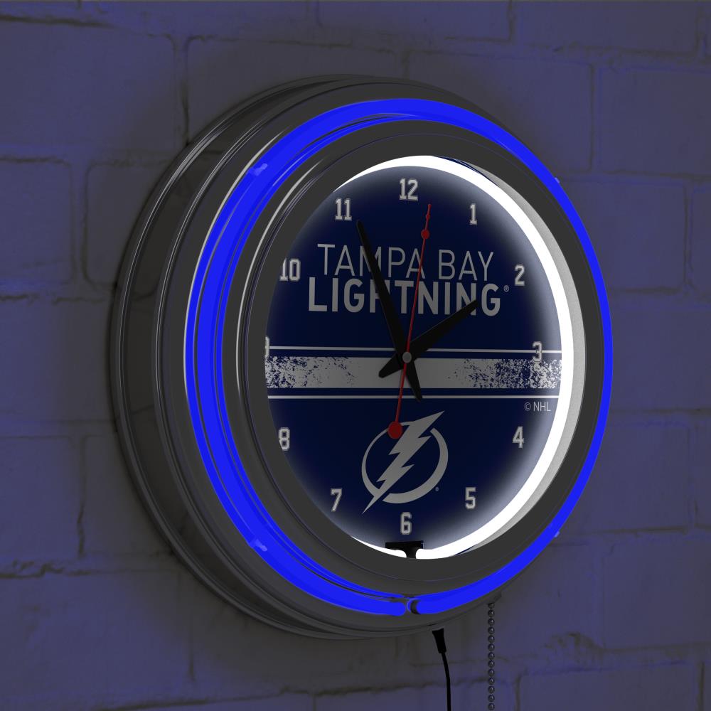 Buffalo Sabres Retro Lighted Wall Clock