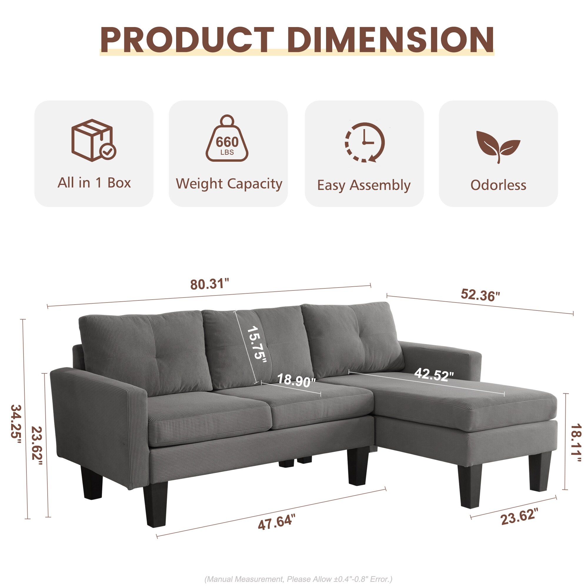 Ovios OLCK990-R Sofas-Loveseats - View #5