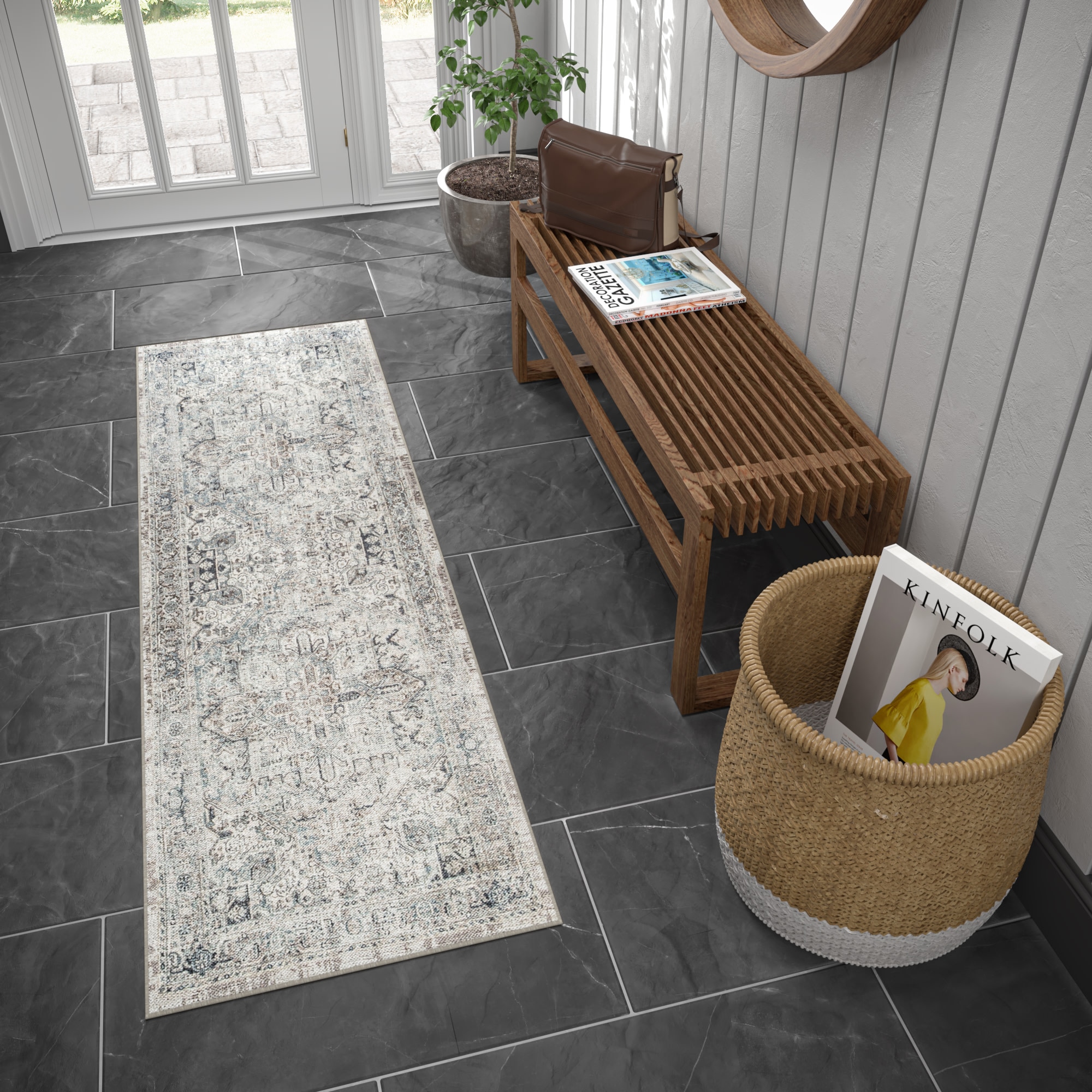 Tayse AQY1106 2X8 rugs - View #4