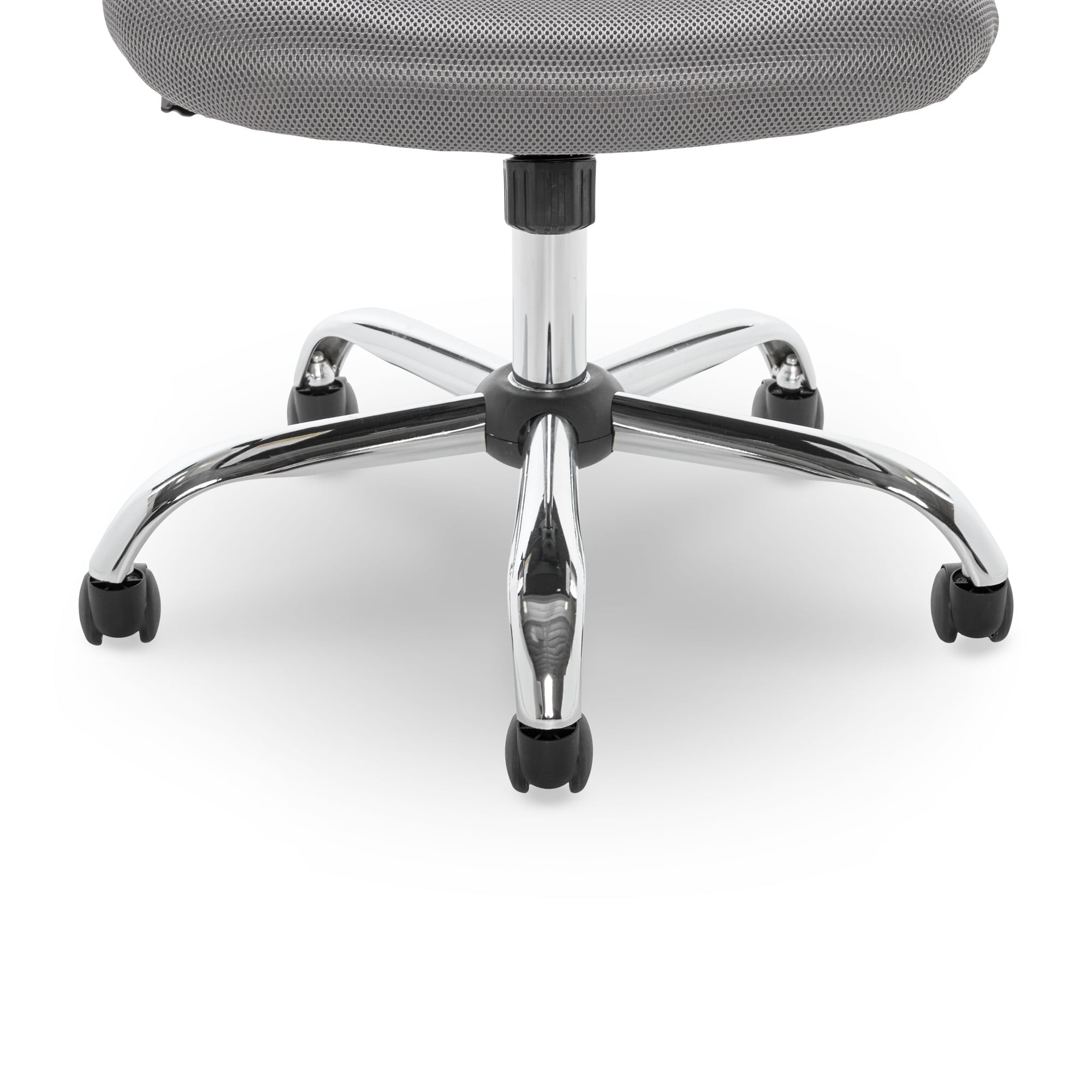 Modern Gray Mesh Ergonomic Office Chair with Adjustable Arms