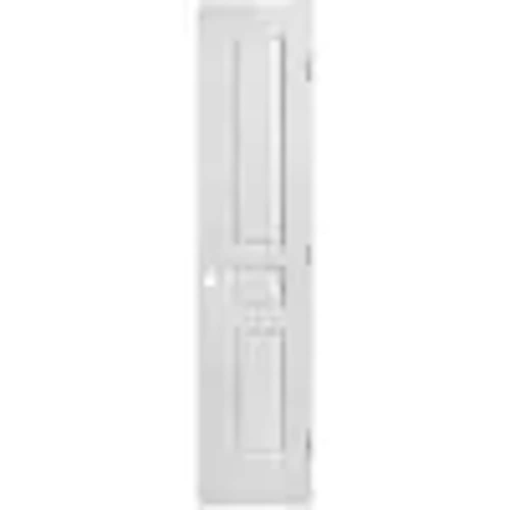 JELD-WEN 685200 18-in x 80-in (primed) Hollow core 6-panel Left hand Textured Primed Molded composite Split Jamb Single Prehung Interior Door 356 Casing