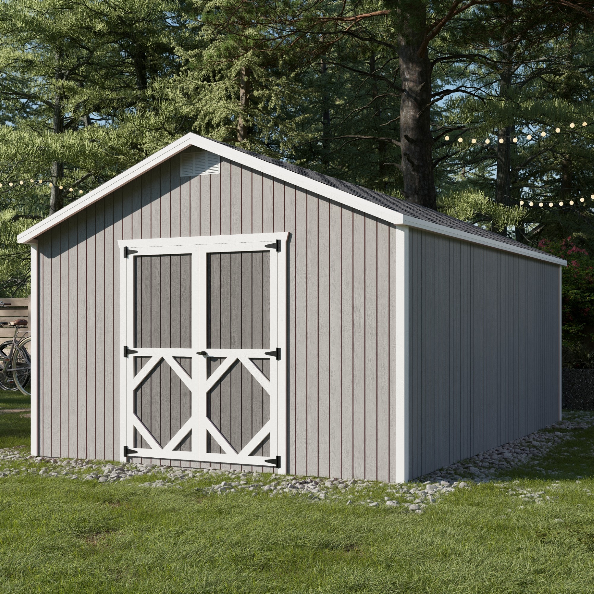 Little Cottage Co 12X18 CGS-PC Wood-Storage-Buildings - View #2