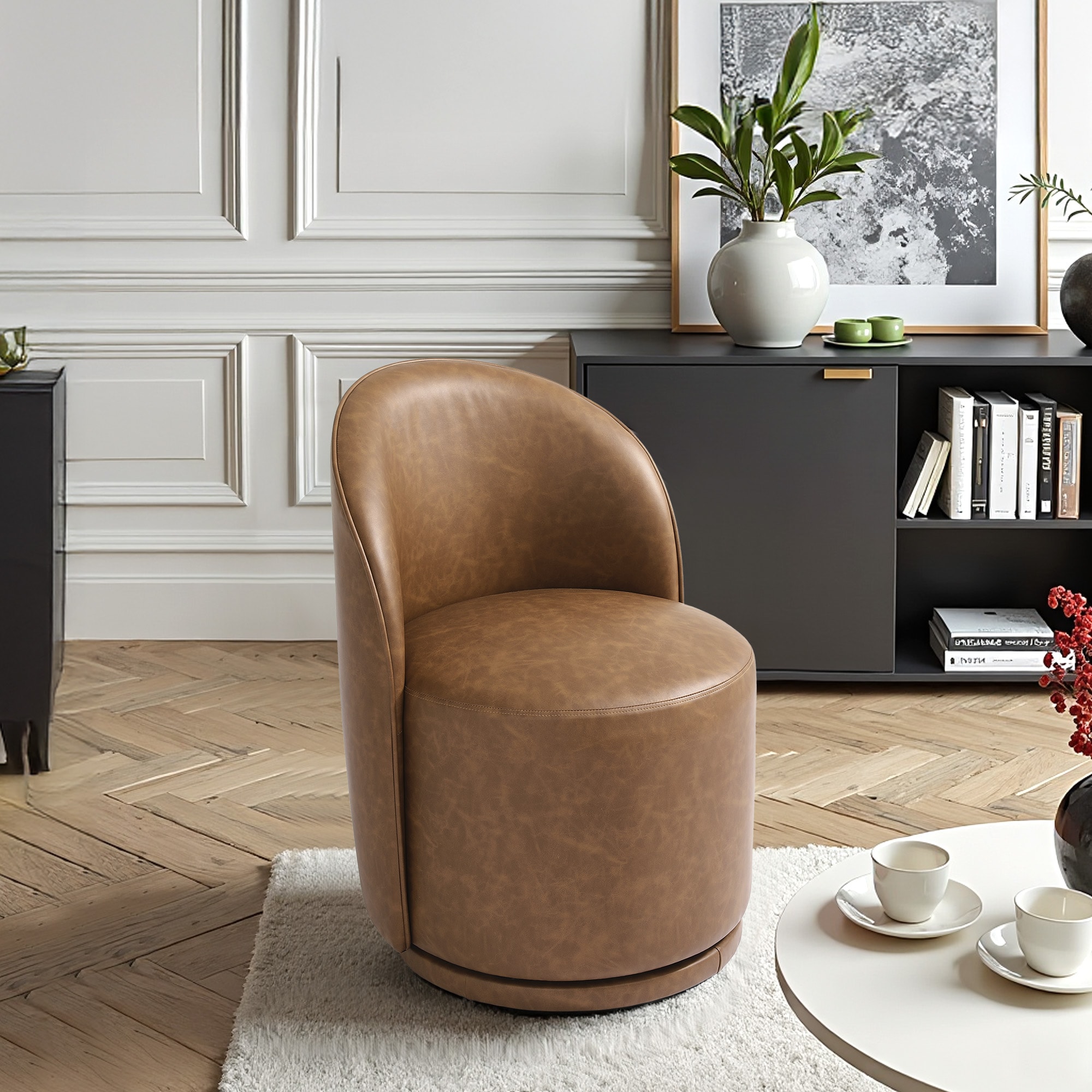 Dreamsidea LS-CH0062-P-BRO Dining-Chairs - View #2