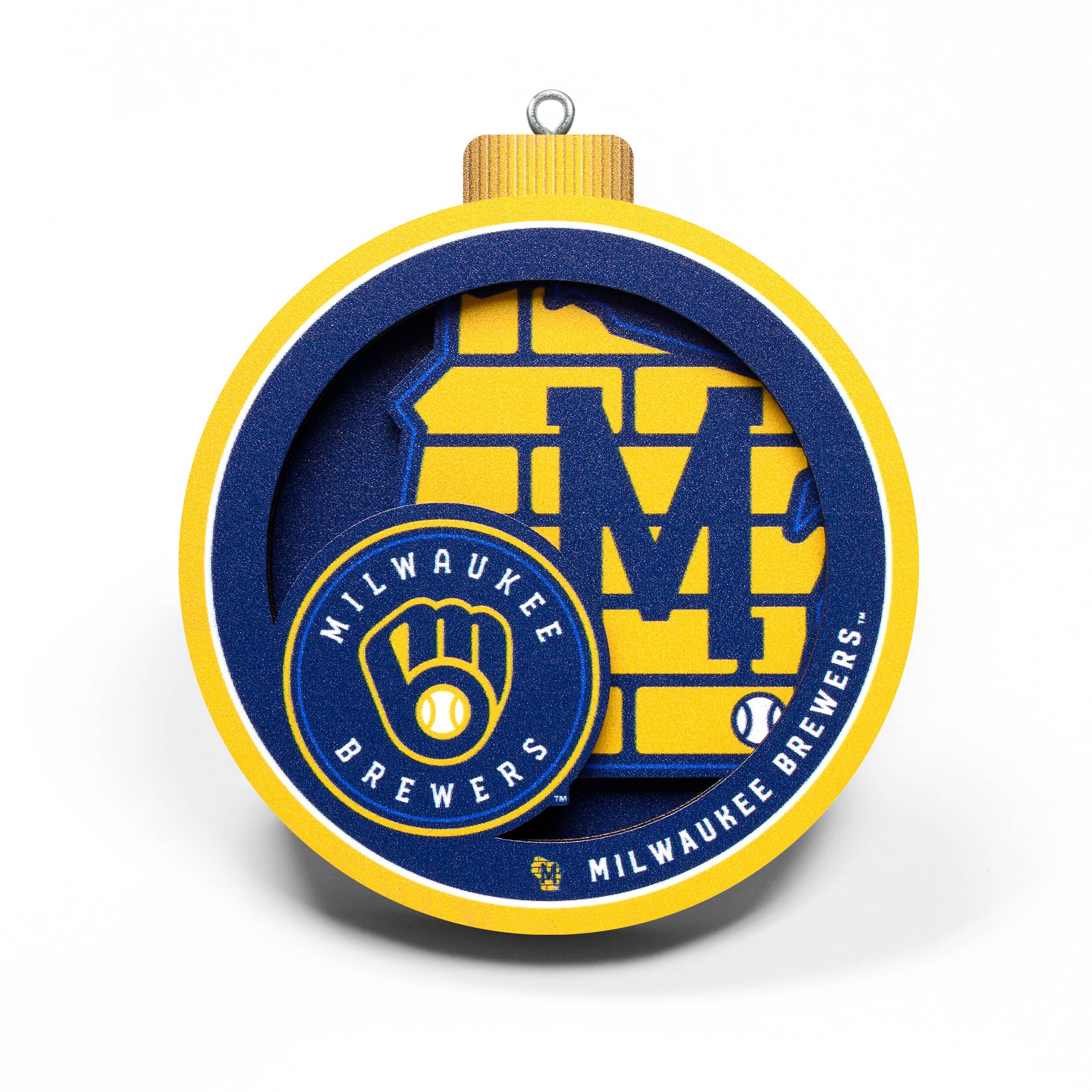 Milwaukee Brewers Jersey Ornament - Item 333527