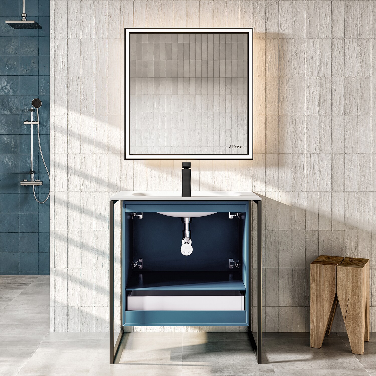 Eviva EVVN120-24BLU Bath-Vanity-Combo - View #7