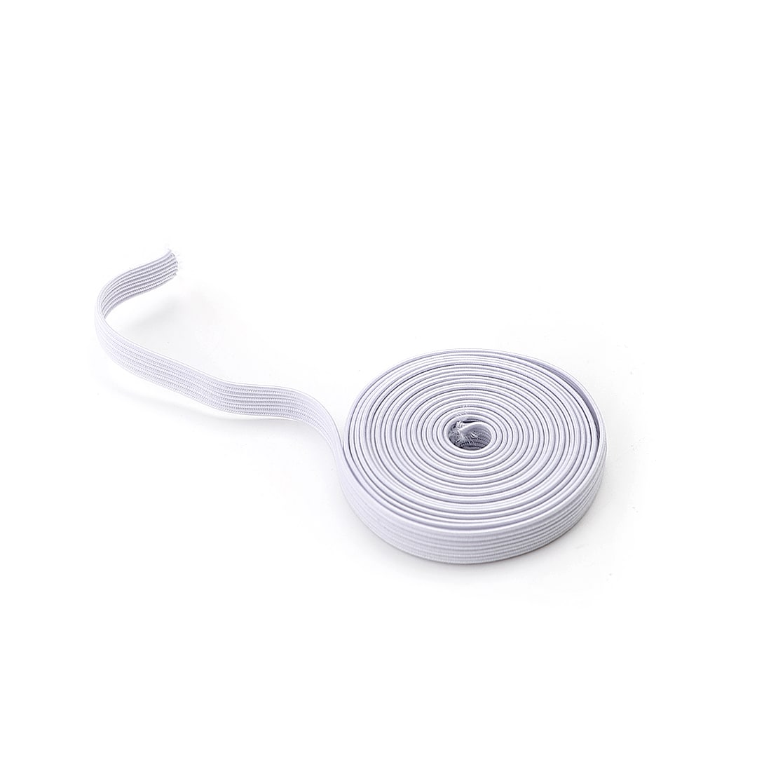 Rubber Elastic string Sewing Pants Trousers Garments Band Rope 2M Length White