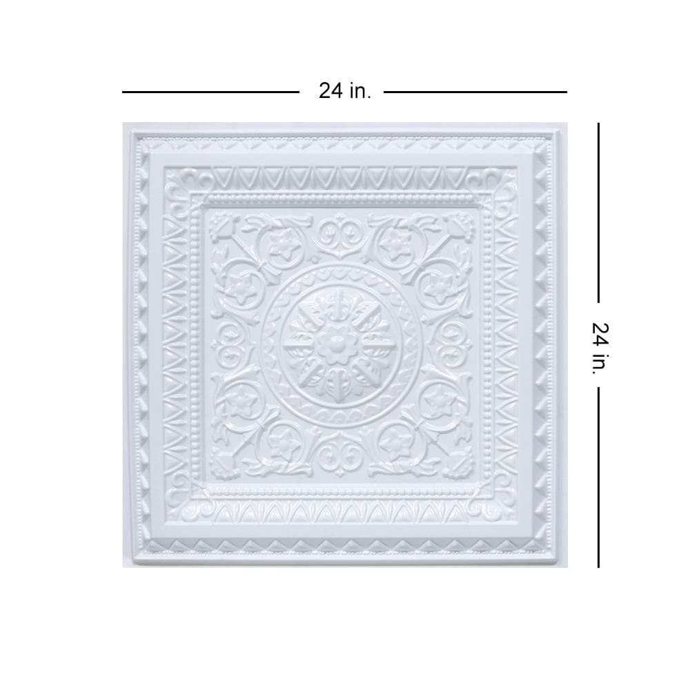 From Plain to Beautiful in Hours 223UW-24X24-10P Ceiling-Tile - View #4