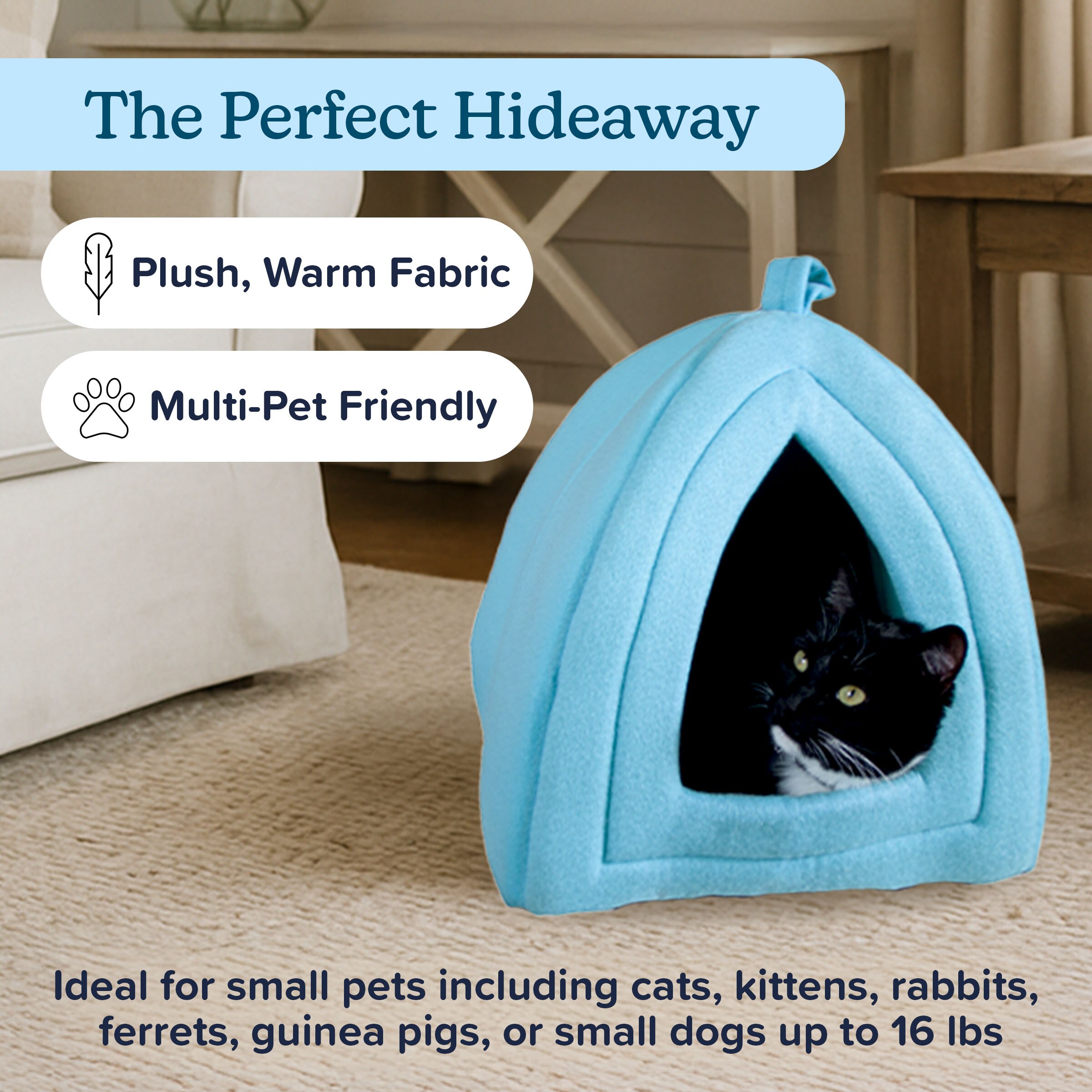 PETMAKER 80-TB8801-BLU Dog-Houses - View #2