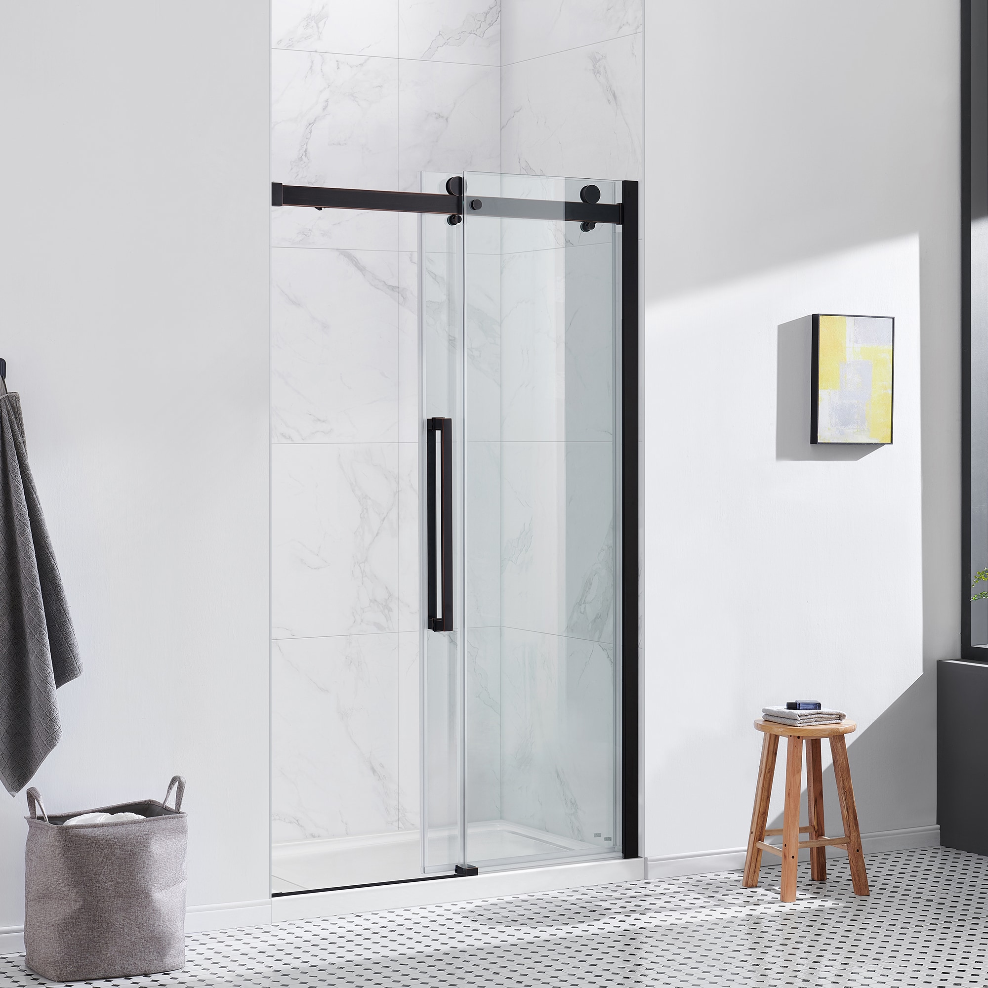 OVE Decors 15SKC-BELS48-ORB Alcove-Shower-Kit - View #4