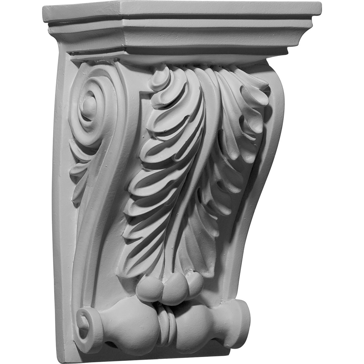 Ekena Millwork COR06X04X09CH 6.125-in x 4.625-in x 9.5-in Primed White Urethane Paintable Corbel