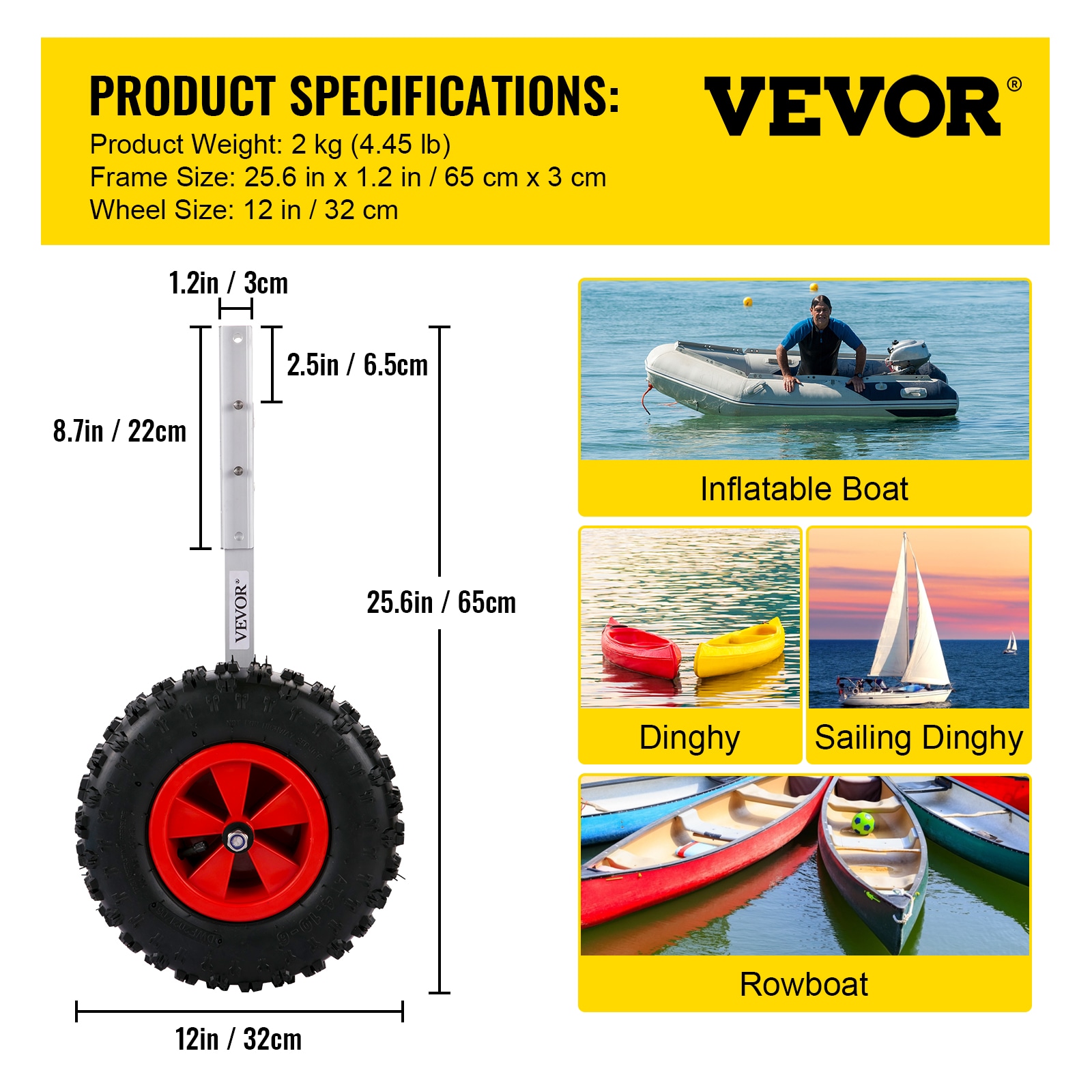 VEVOR CYXSLZJB12600U3G8V0 Boat-Hardware - View #10