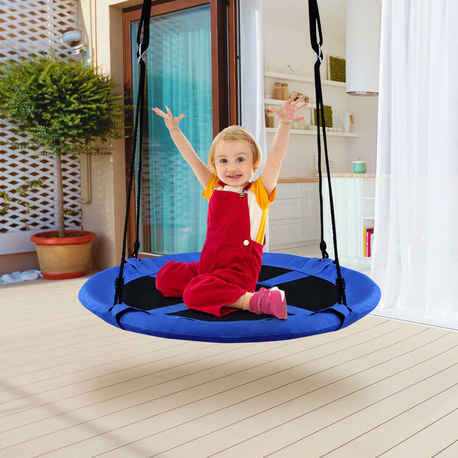 Costway CSHY000514 Playset-Swings - View #3