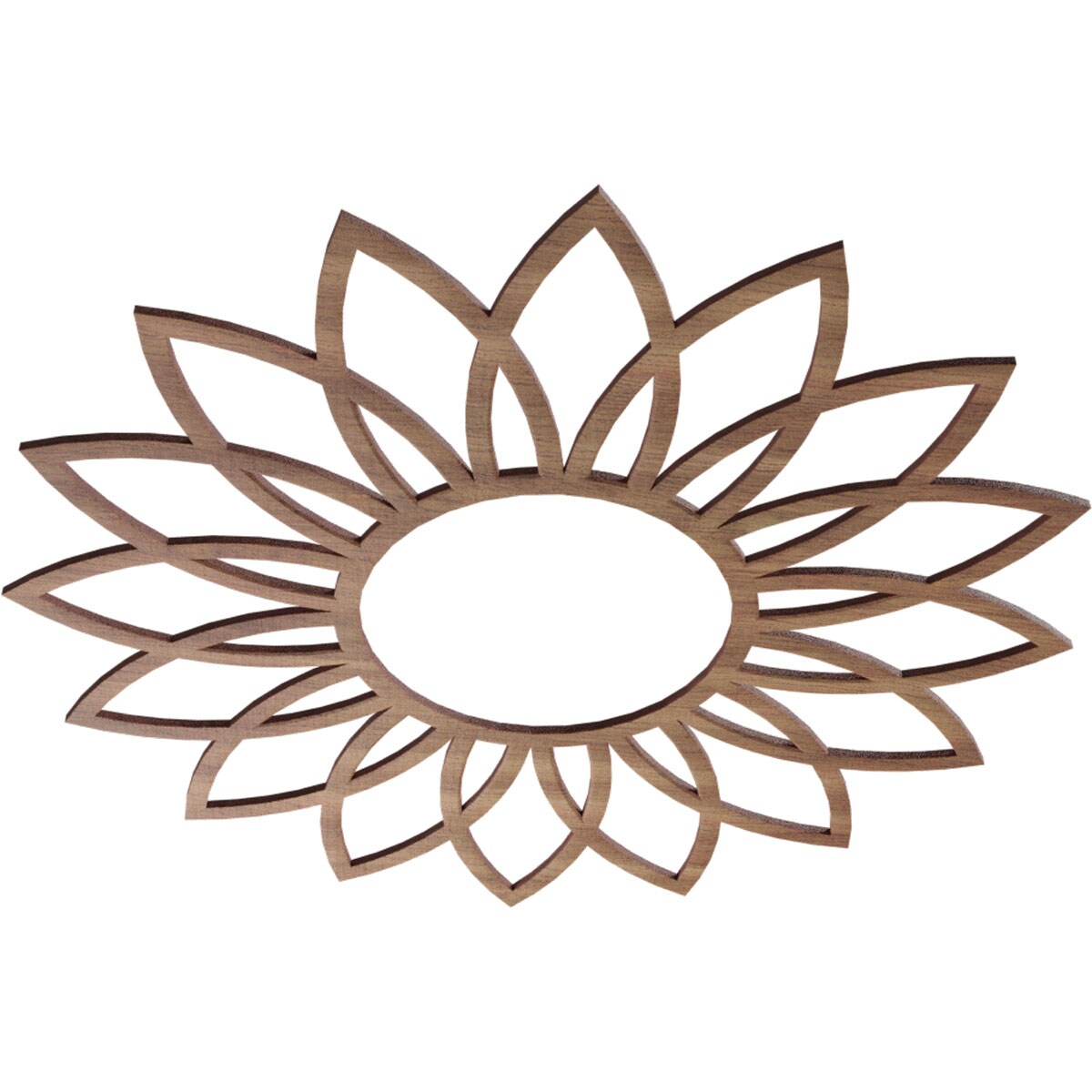 Ekena Millwork CMWP24X24X0375DAWA Ceiling-Medallions - View #2