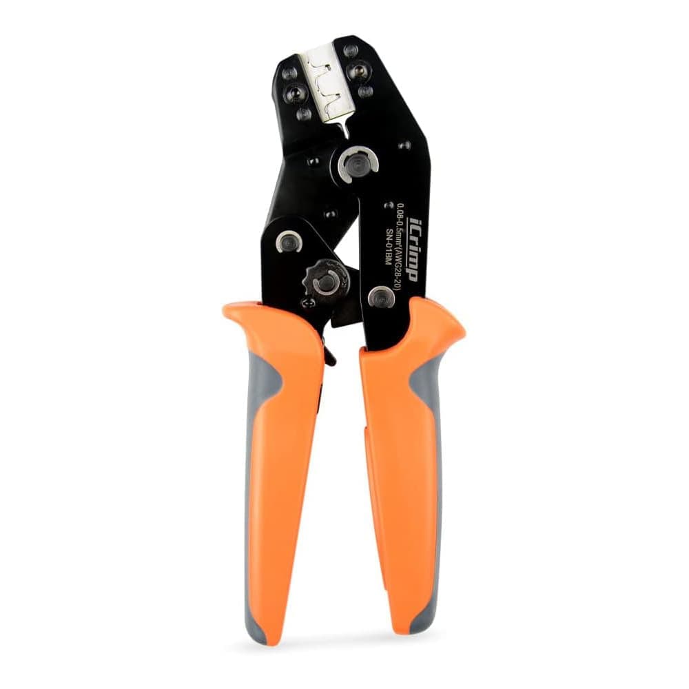 IWISS Ratchet Crimper AWG28-20 for XH2.54/3.96,PH2.0,PX,JST,Molex Terminal #SN-01BM