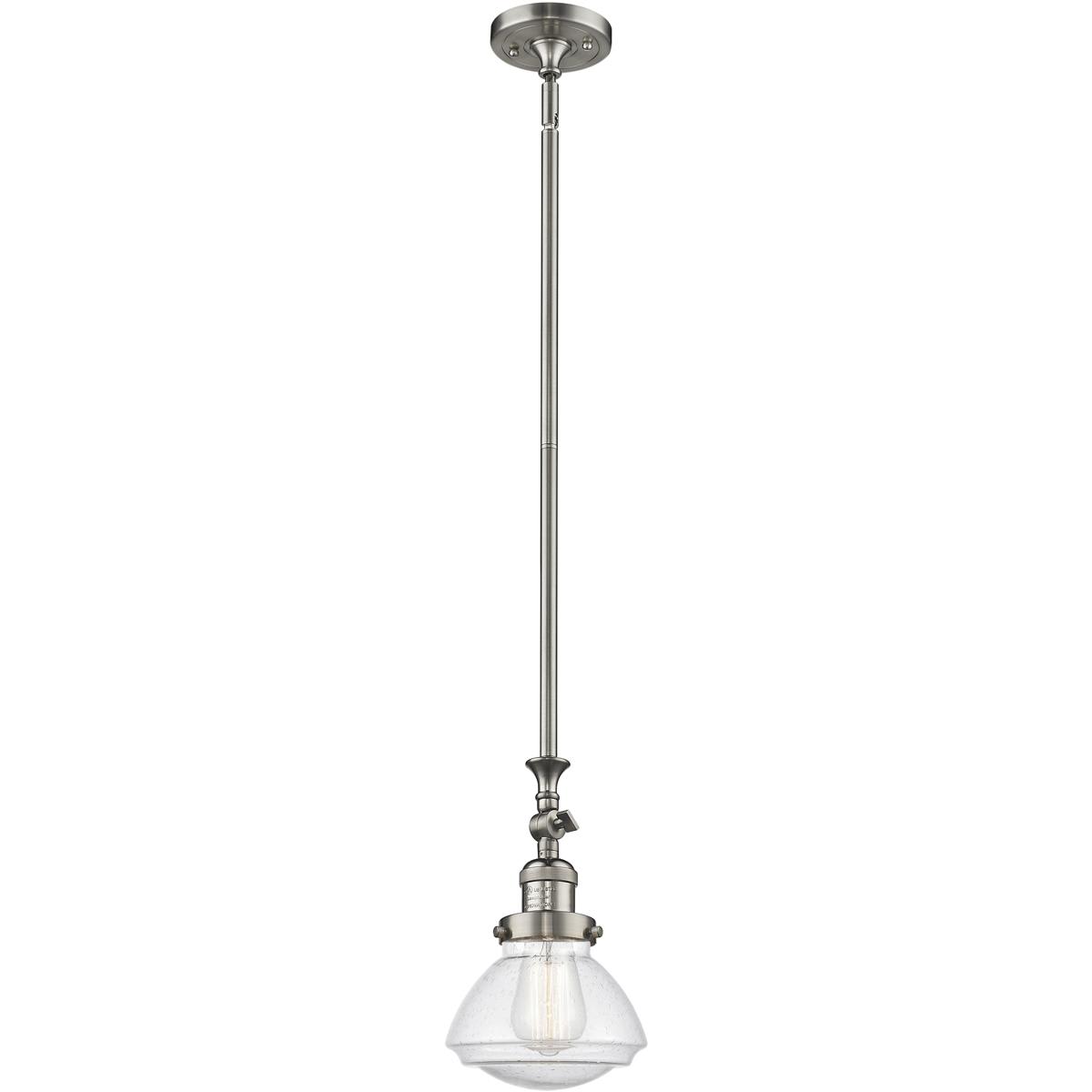 Innovations Lighting 1769063 206-SN-G324-LED Franklin Restoration Olean Mini Pendant
