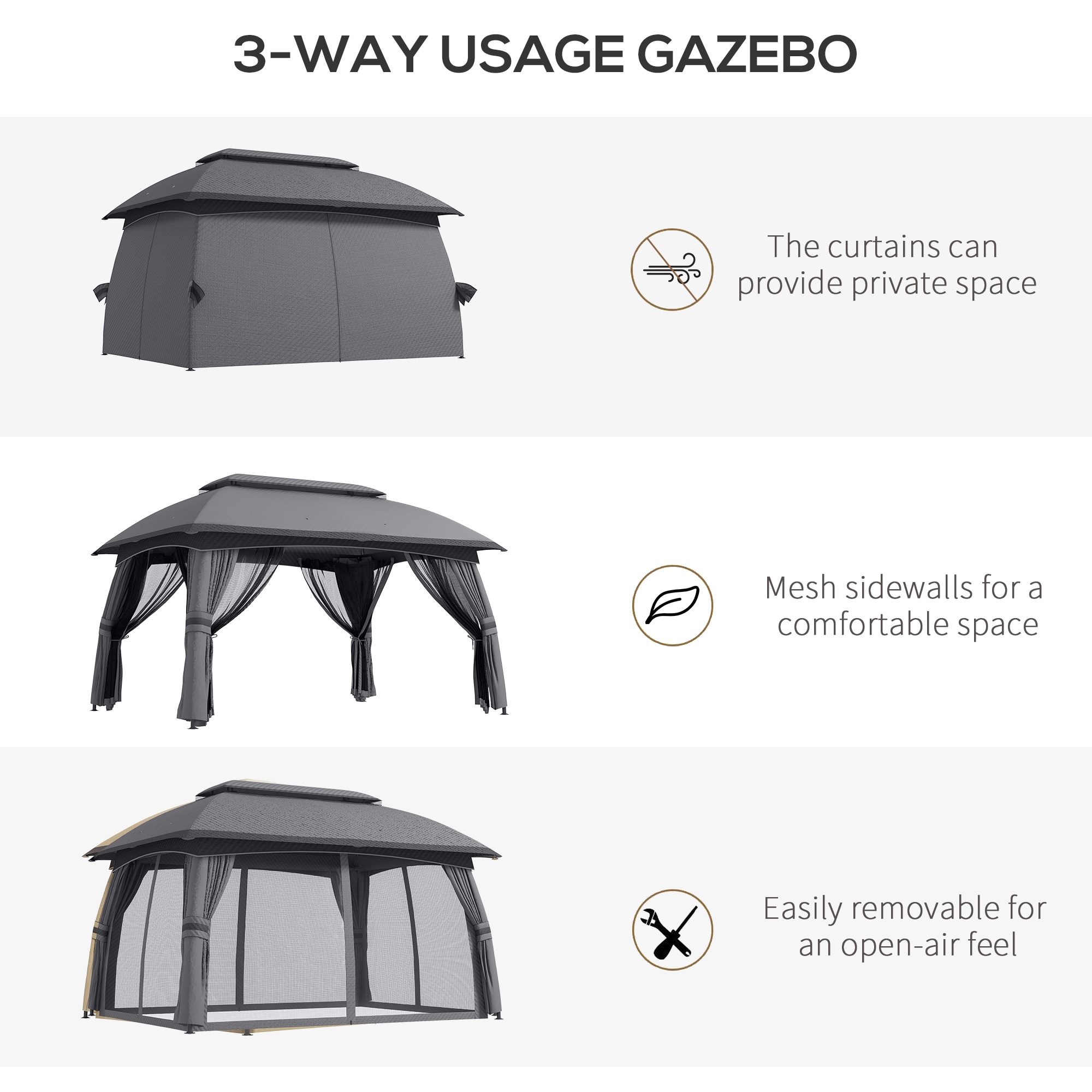 AAZJ BYO-46249 Wood-Resin-Gazebos - View #8