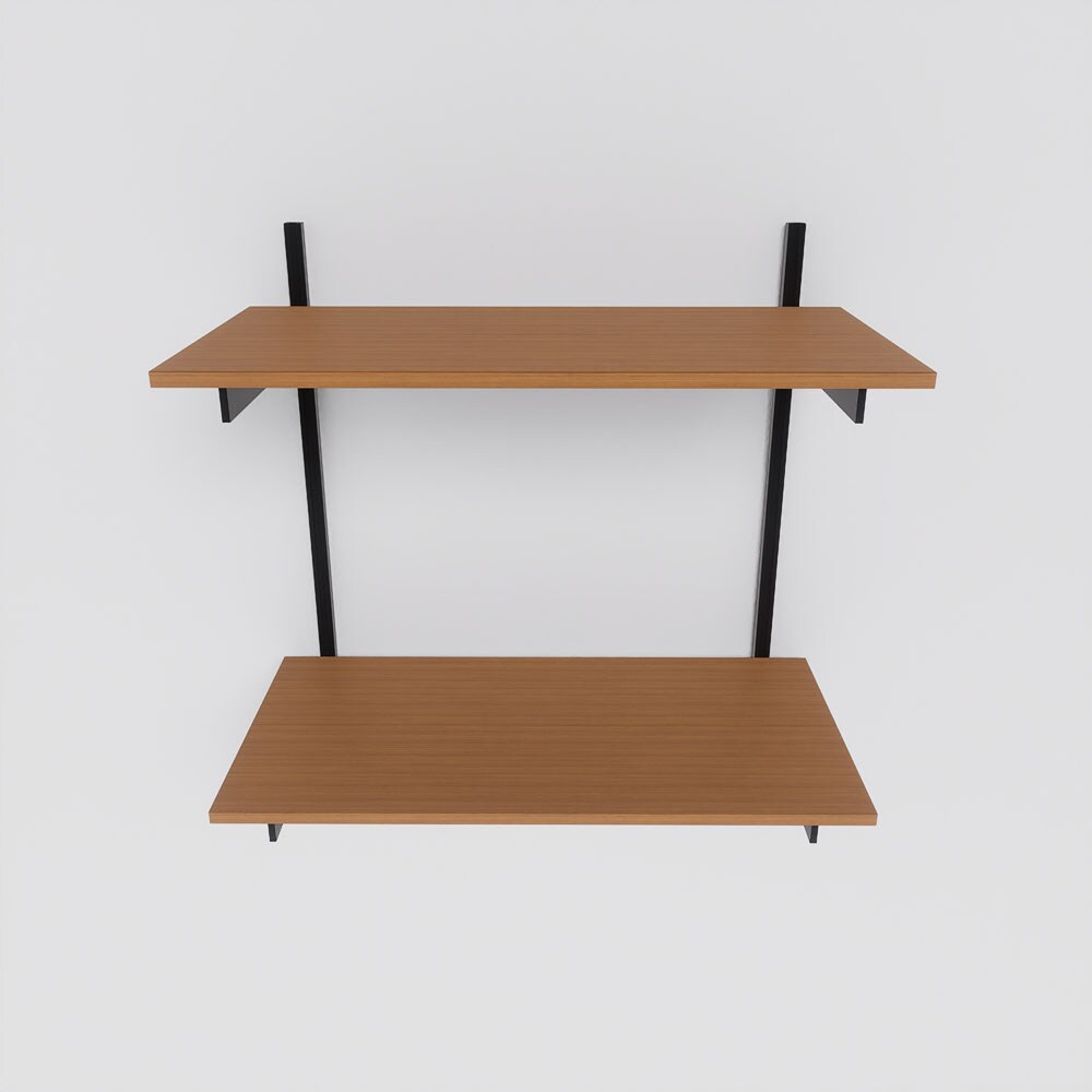 Modern Shelving ALUMWAL-1224-BW Wall-Mounted-Shelving - View #5