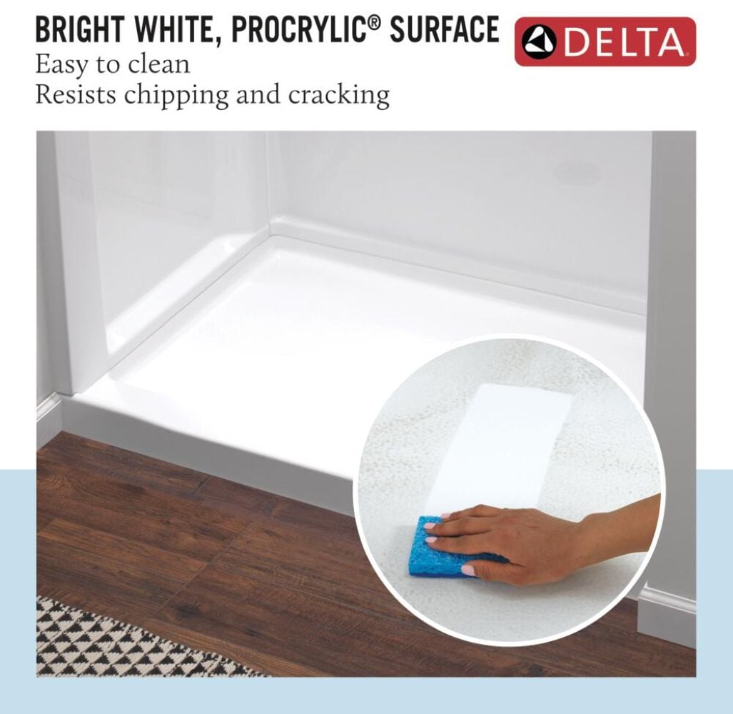 Delta B12137-6032L-WH Shower-Floors - View #5