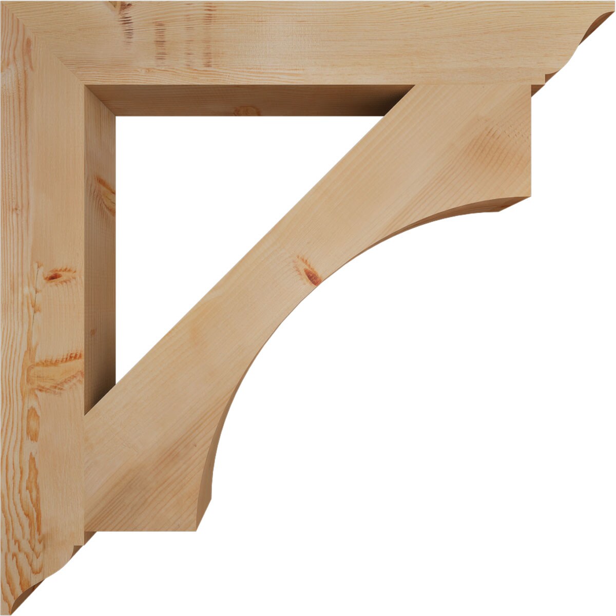 Ekena Millwork BKT06X44X44WTL01SDF Exterior-Brackets-Braces - View #3