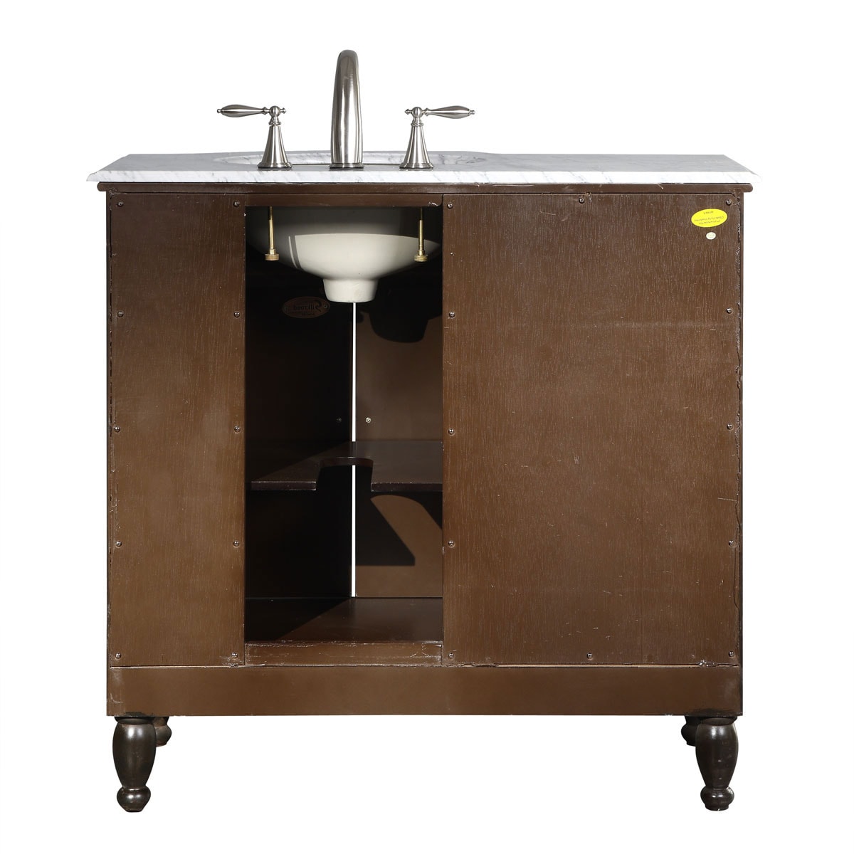 Silkroad Exclusive HYP-0902-WM-UWC-38-R Bath-Vanity-Combo - View #4