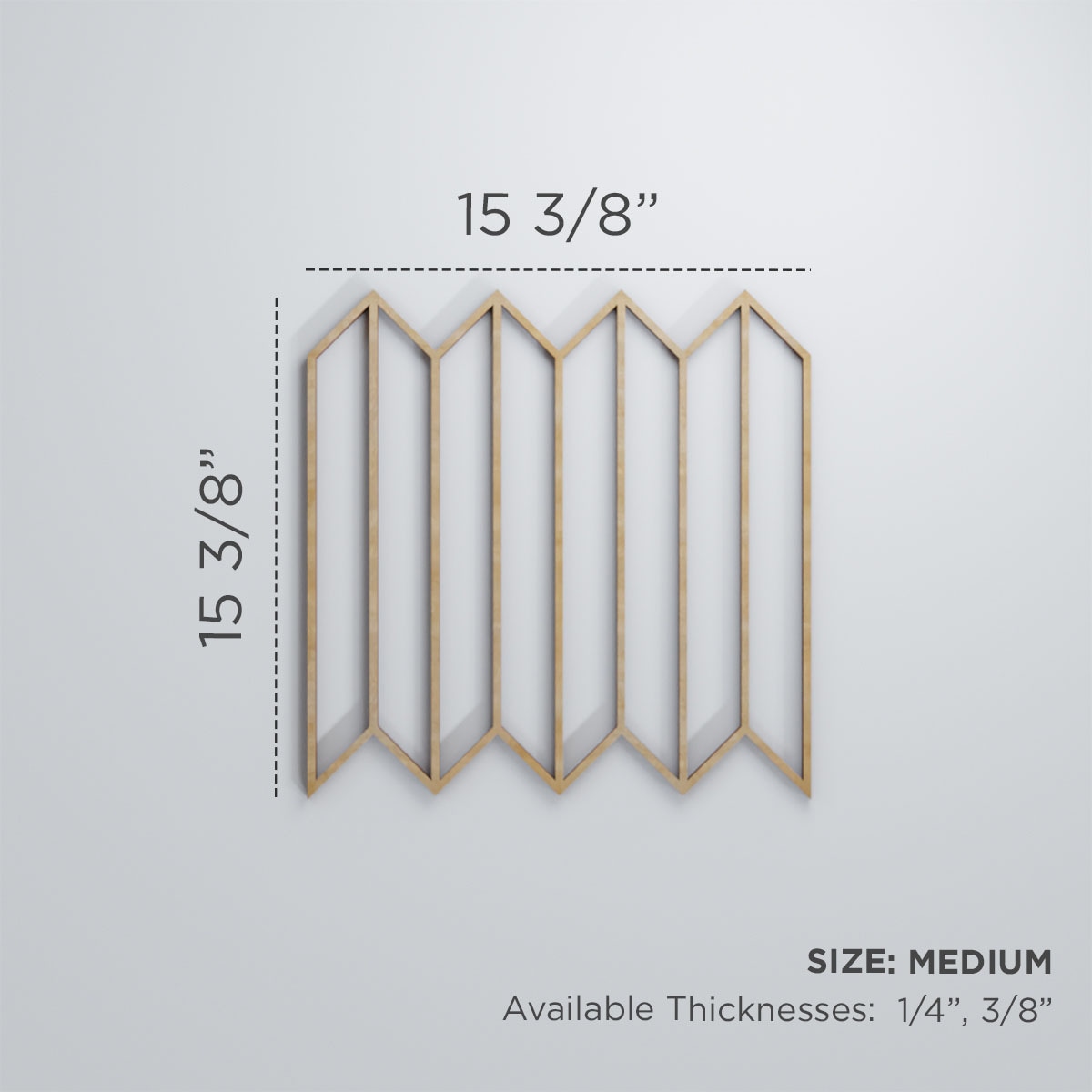Ekena Millwork WALW16X16X0375CRECH Wall-Panels - View #3
