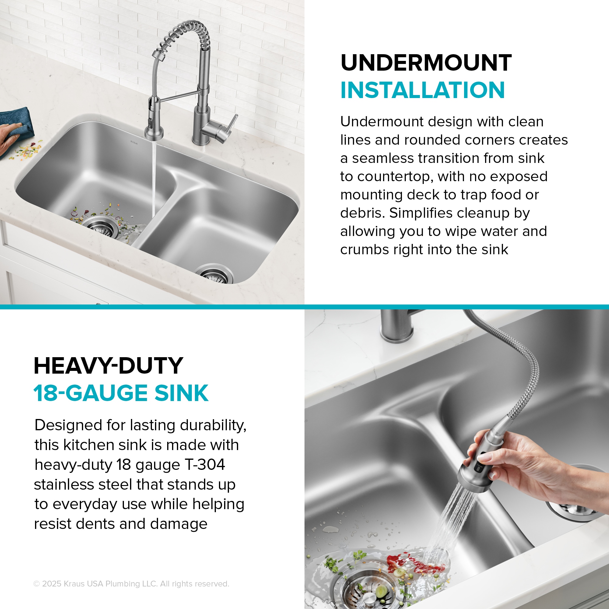 Kraus KCA-1200 Kitchen-Sinks - View #13