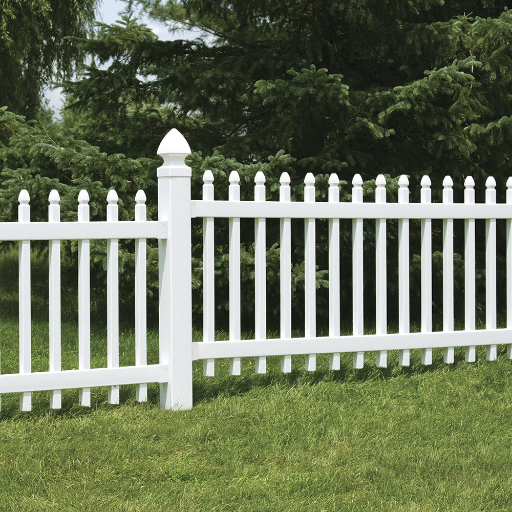 Freedom 6 Ft H X 4 In W White Vinyl Fence Post In The Vinyl Fencing