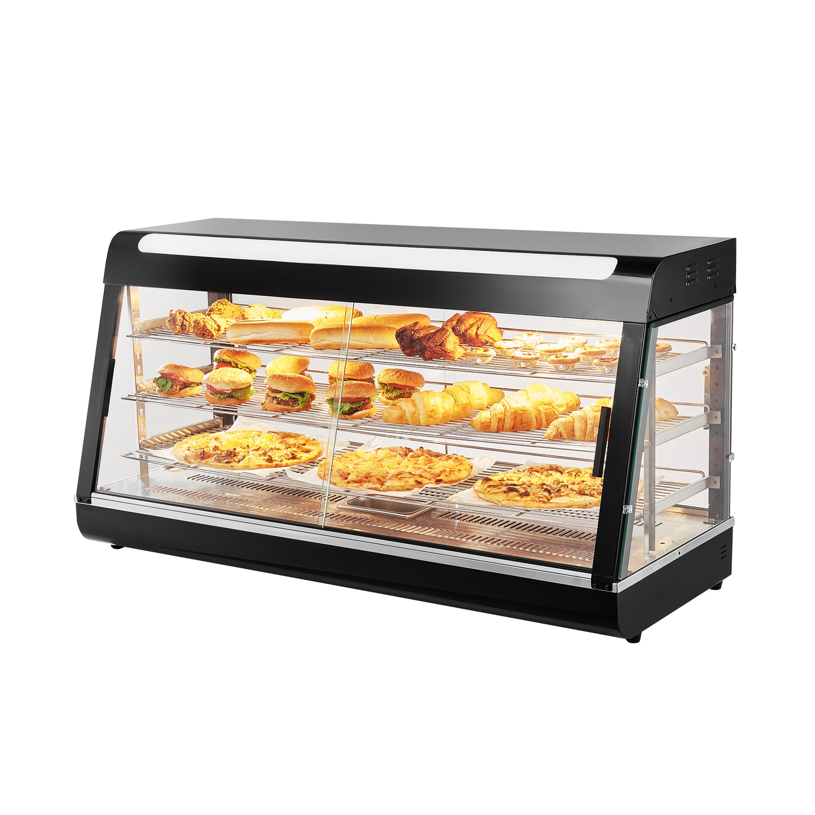 VEVOR SPBWJCYTGPQGHGAZGV1 3 -Station 999-Quart Commercial/Residential Electric Proofing and holding cabinet