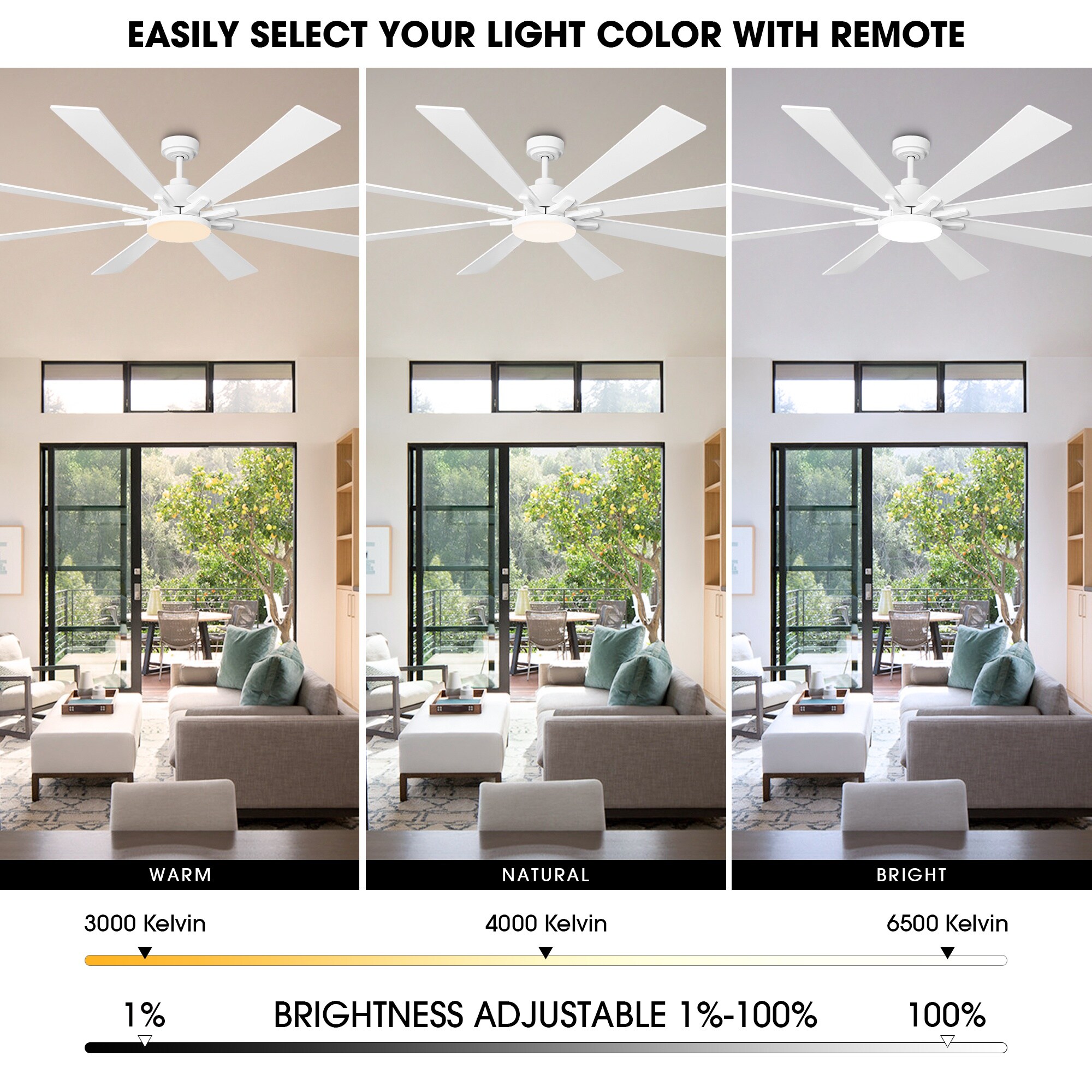 VACZON VZA01A115WH Ceiling-Fans - View #5