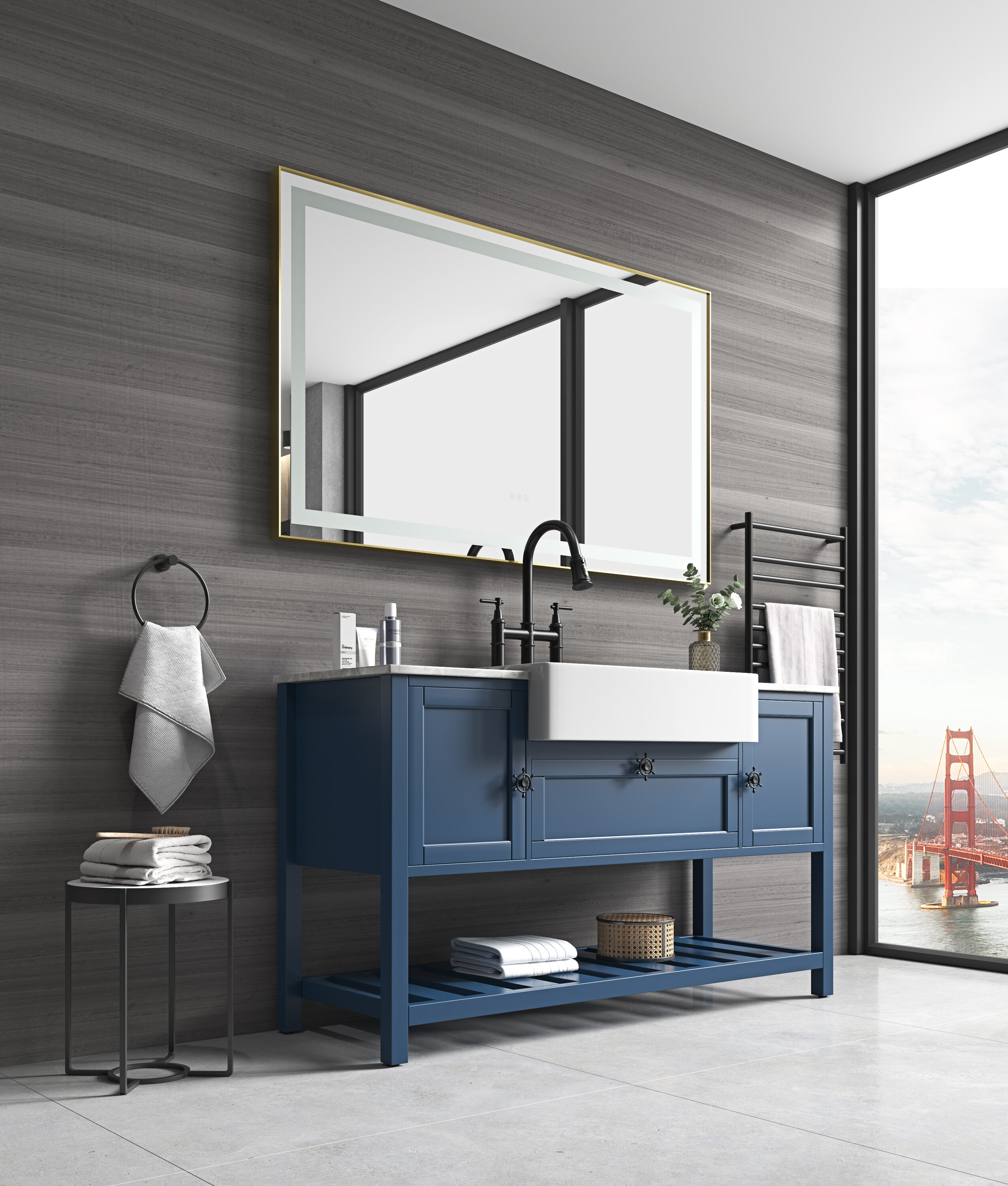 Vacolite KP-960BG Framed-Bath-Mirrors - View #7