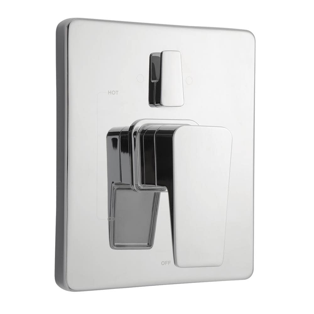 Speakman SM-24400-P Kubos Polished Chrome 1-handle Sold separately Square Bathtub and shower Faucet with Valve