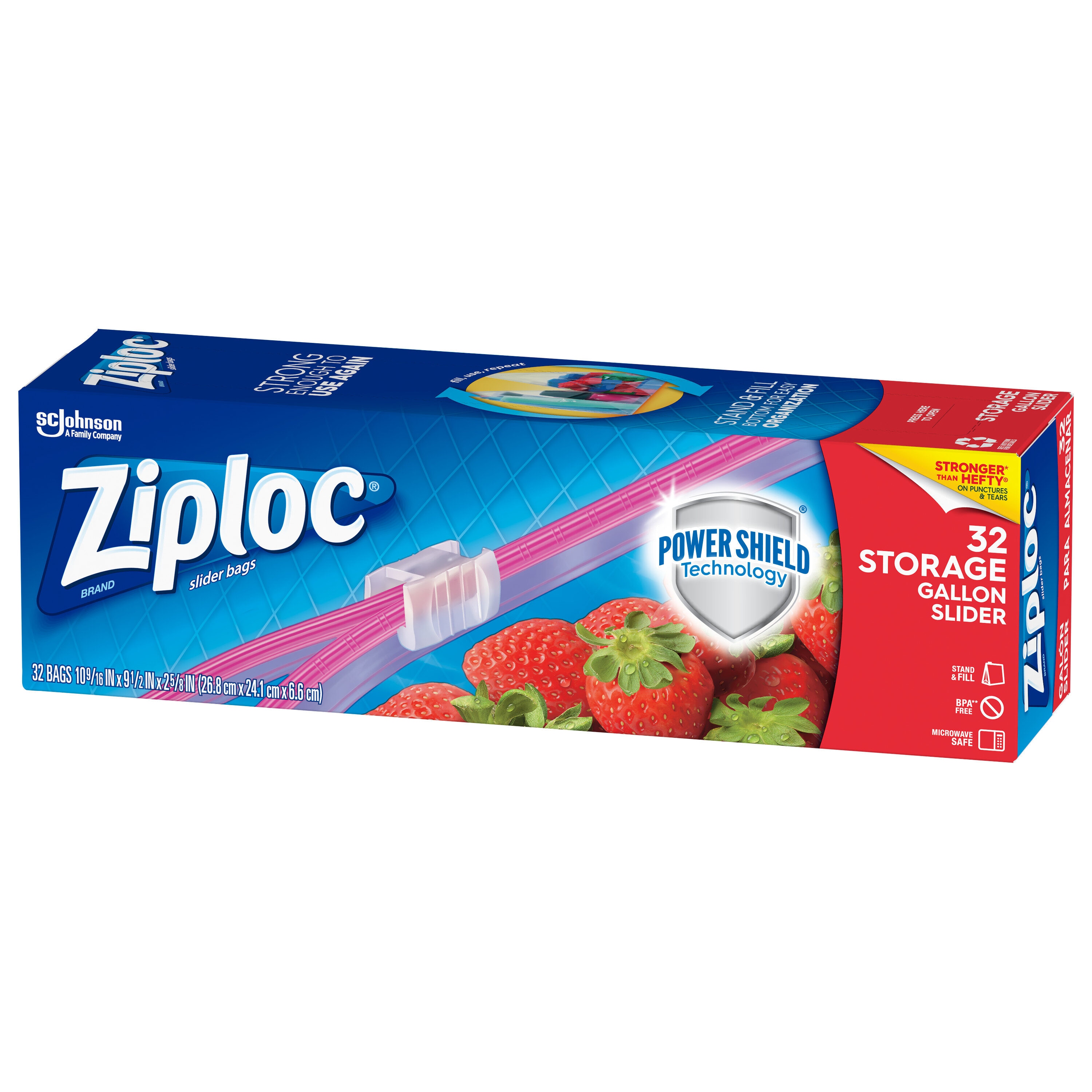 Ziploc 32-Pack Large Food Bag in the Food Storage Containers department at