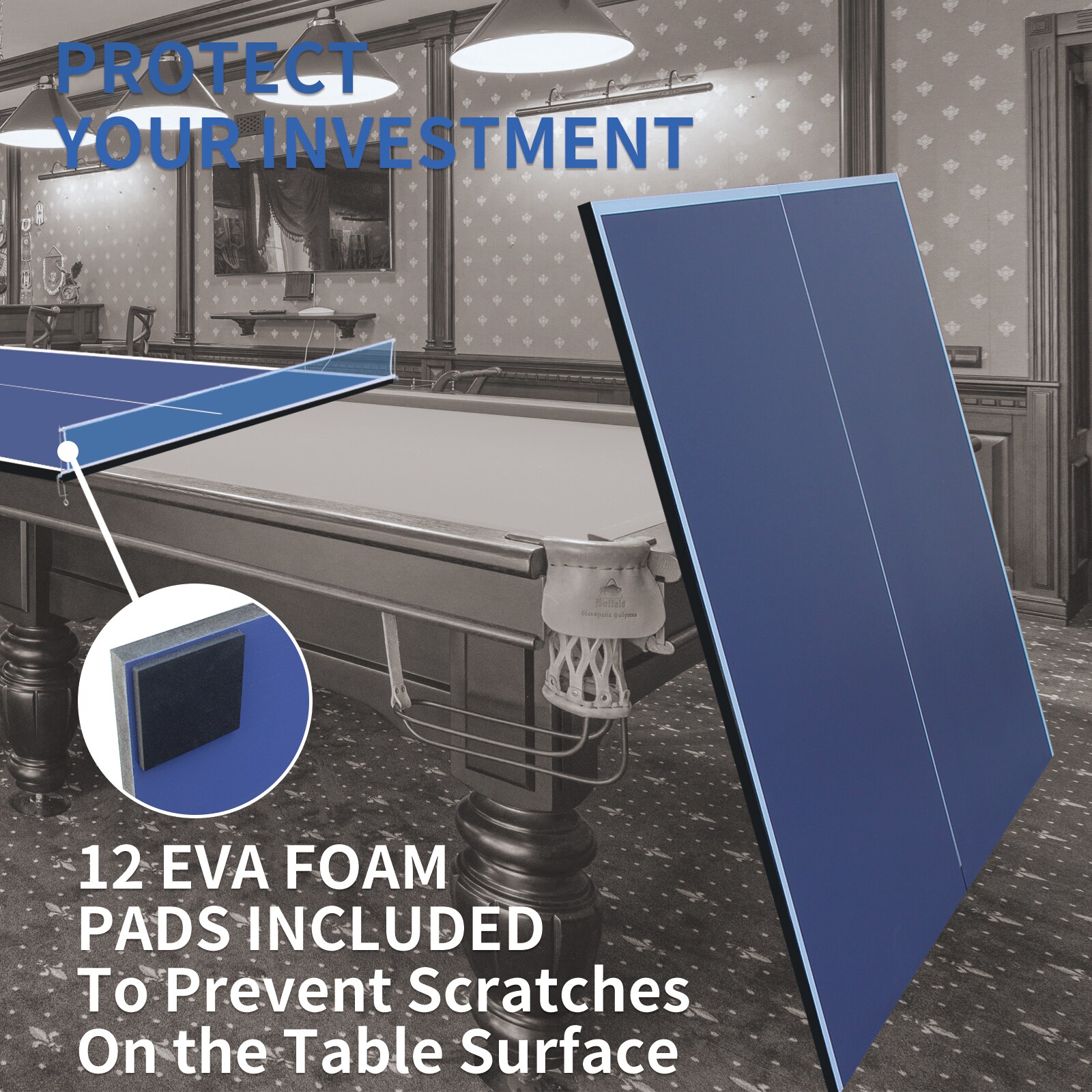 Huluwat XS-8P442641 Ping-Pong-Table - View #5
