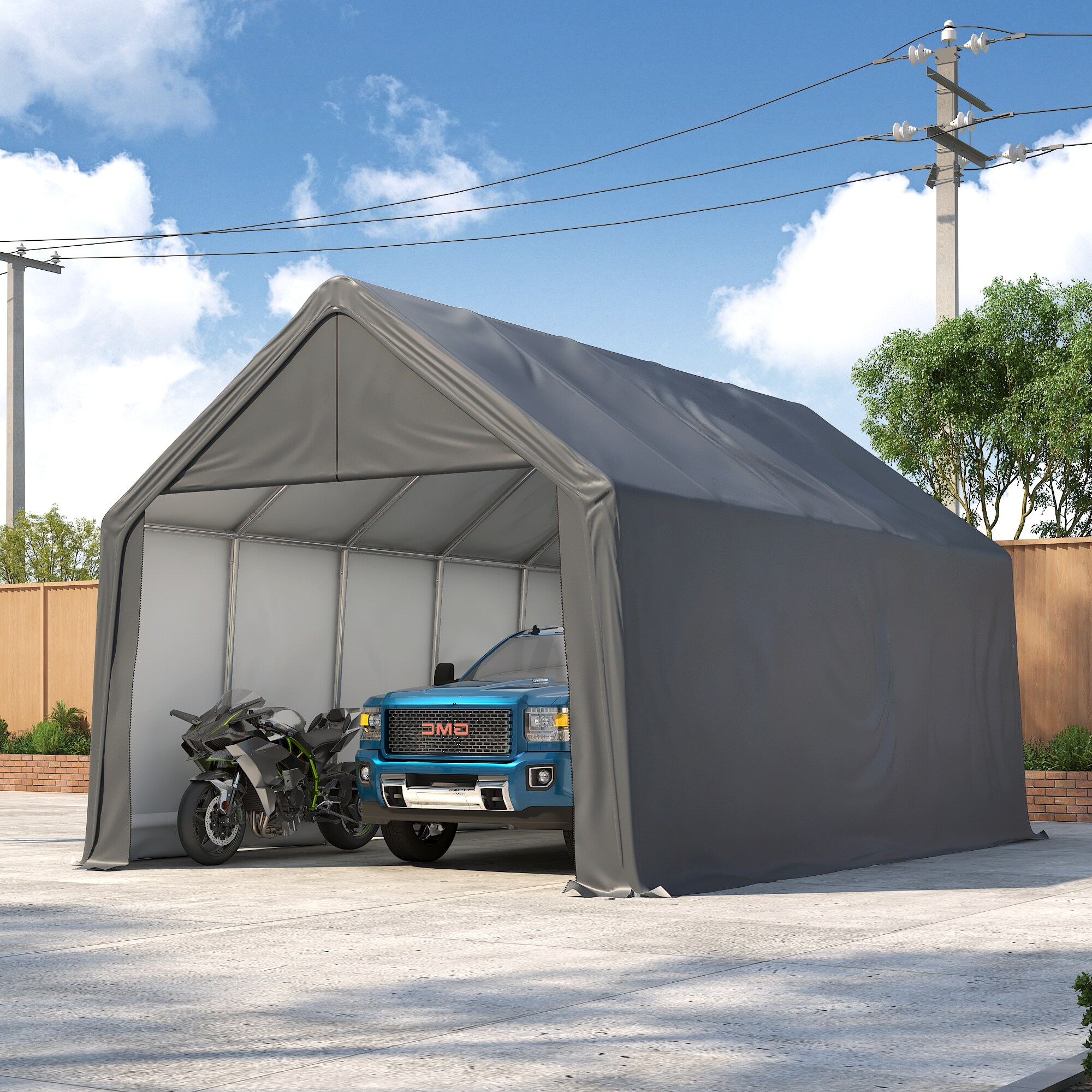 Coveronics LW-D002G069-1320 Carport-Covers - View #3