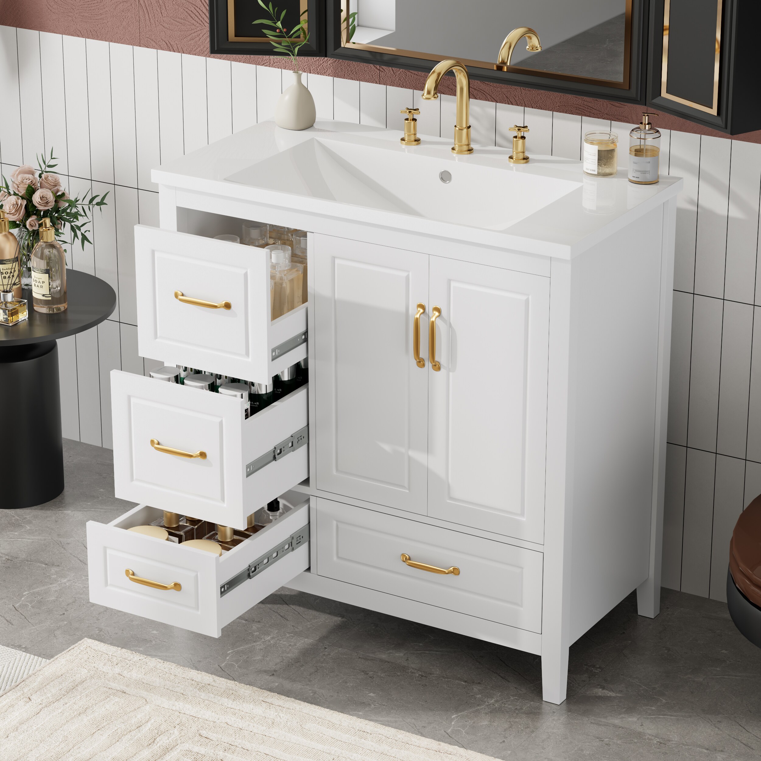 ModernLuxe L3P-N759P292552K Bath-Vanity-Combo - View #2
