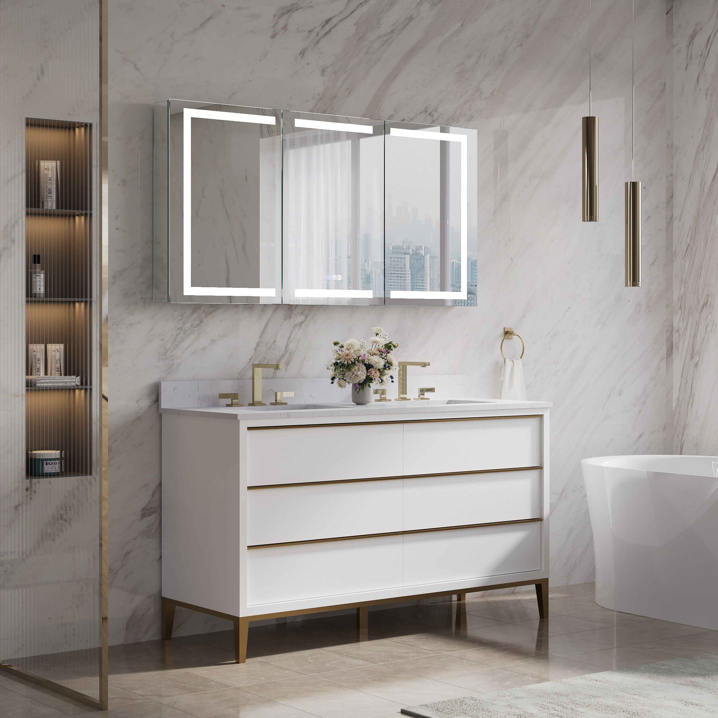 Forclover MEAM-12M6030LRMC Bathroom-Medicine-Cabinets - View #17