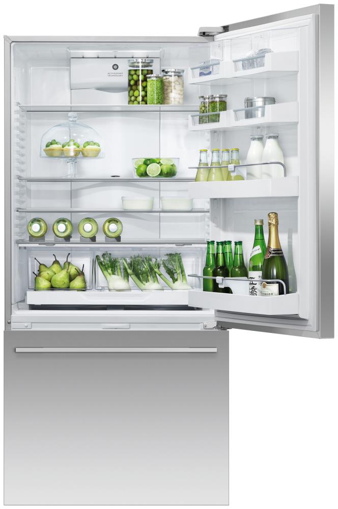 Fisher & Paykel 5 17-cu ft Bottom-Freezer Refrigerator with Ice Maker ...