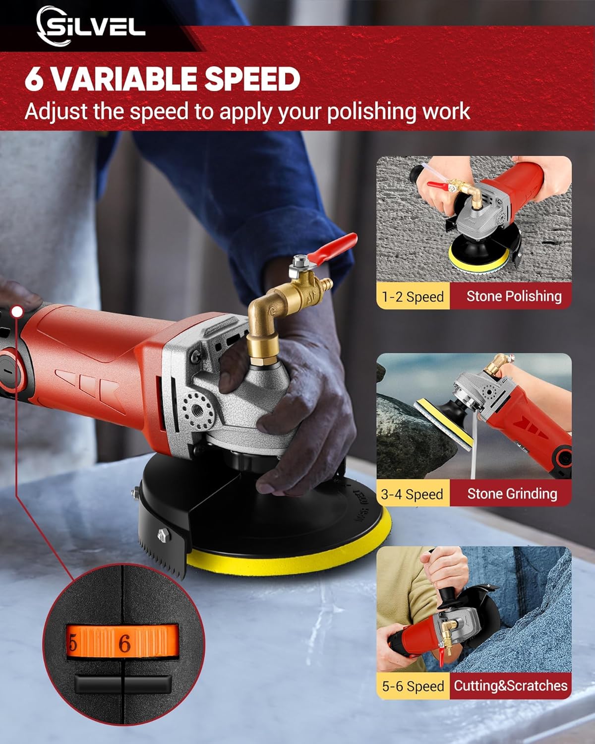 Silvel KF370025-01-NEW Corded-Polishers - View #2