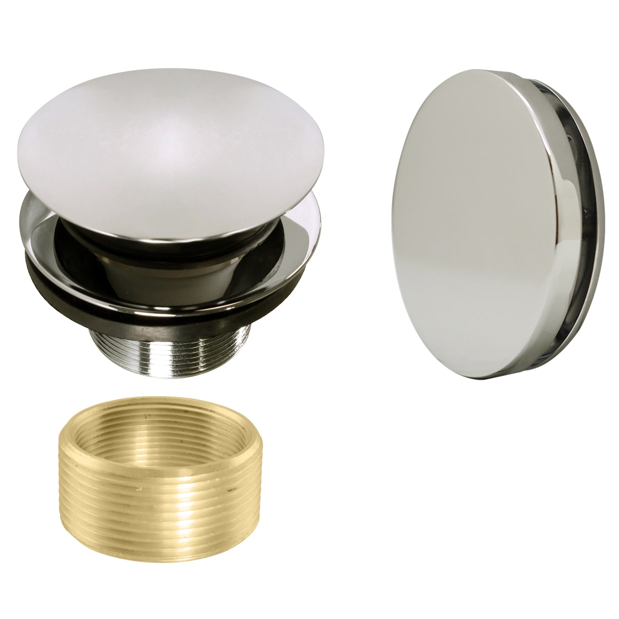 WESTBRASS D98HRK-05 Illusionary Overflow Universal Trim Kit In Satin Nickel