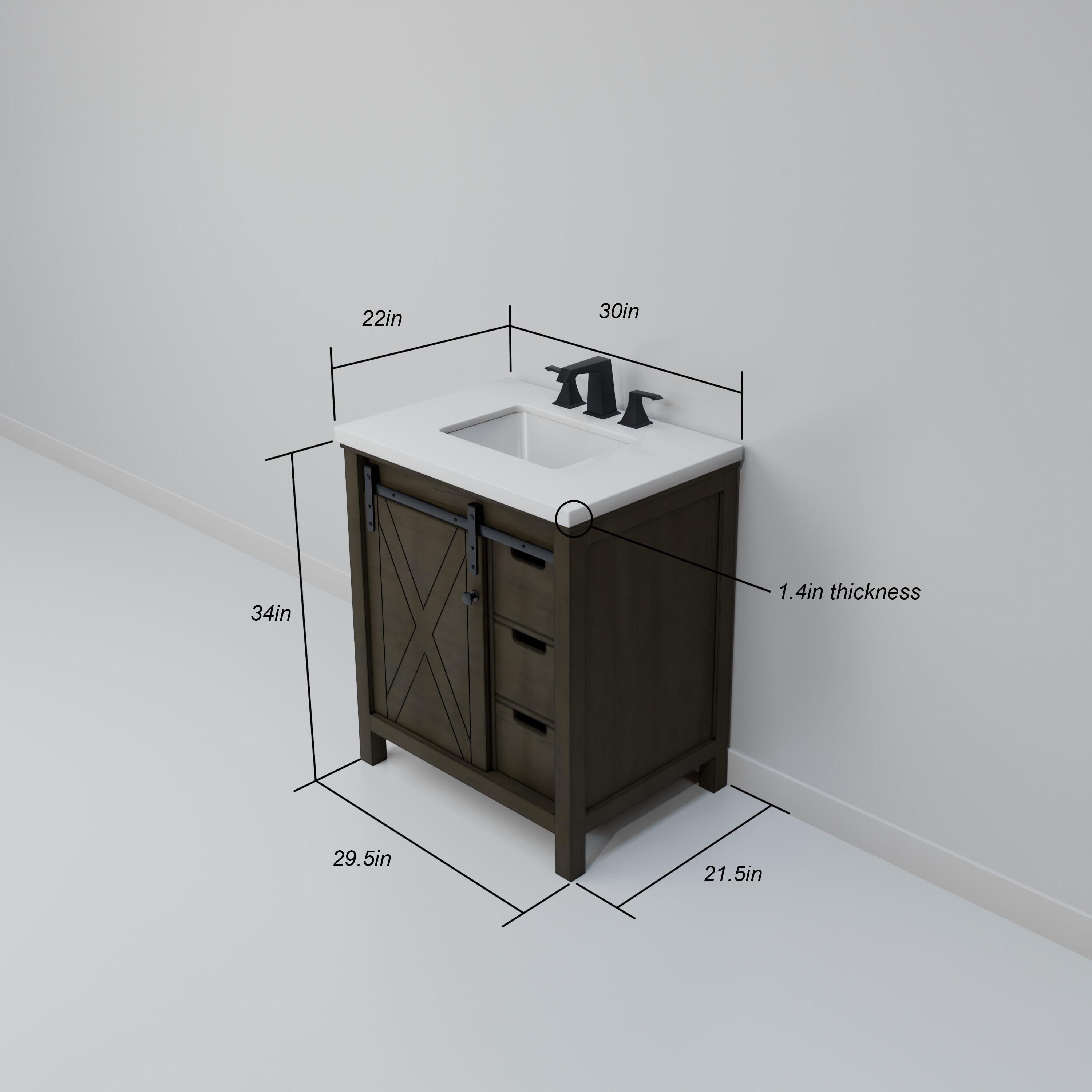 Lexora LM342230SK00M28 vanities - View #8