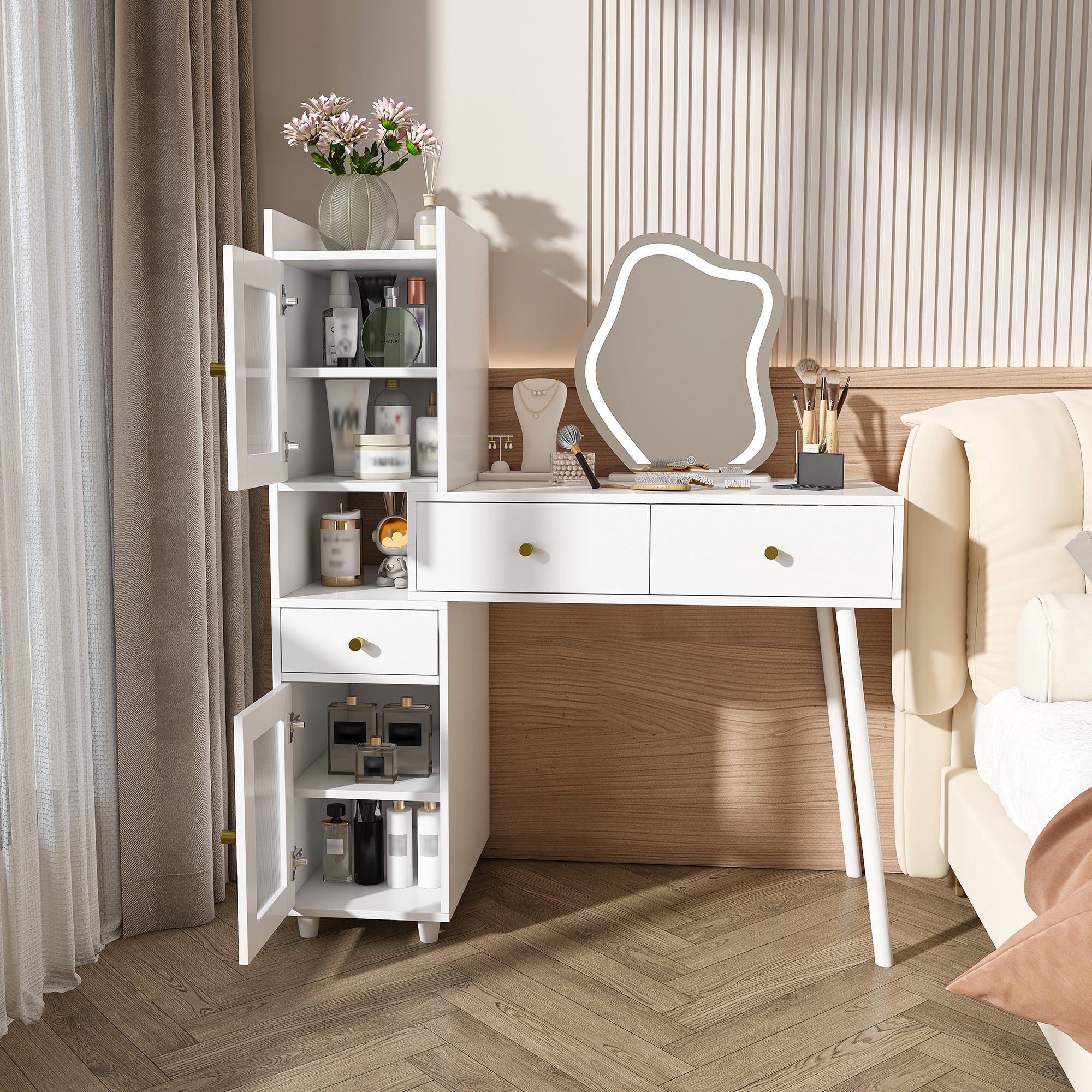 LOVMOR SF-Y-W2700P297922 Bedroom-Vanities - View #5