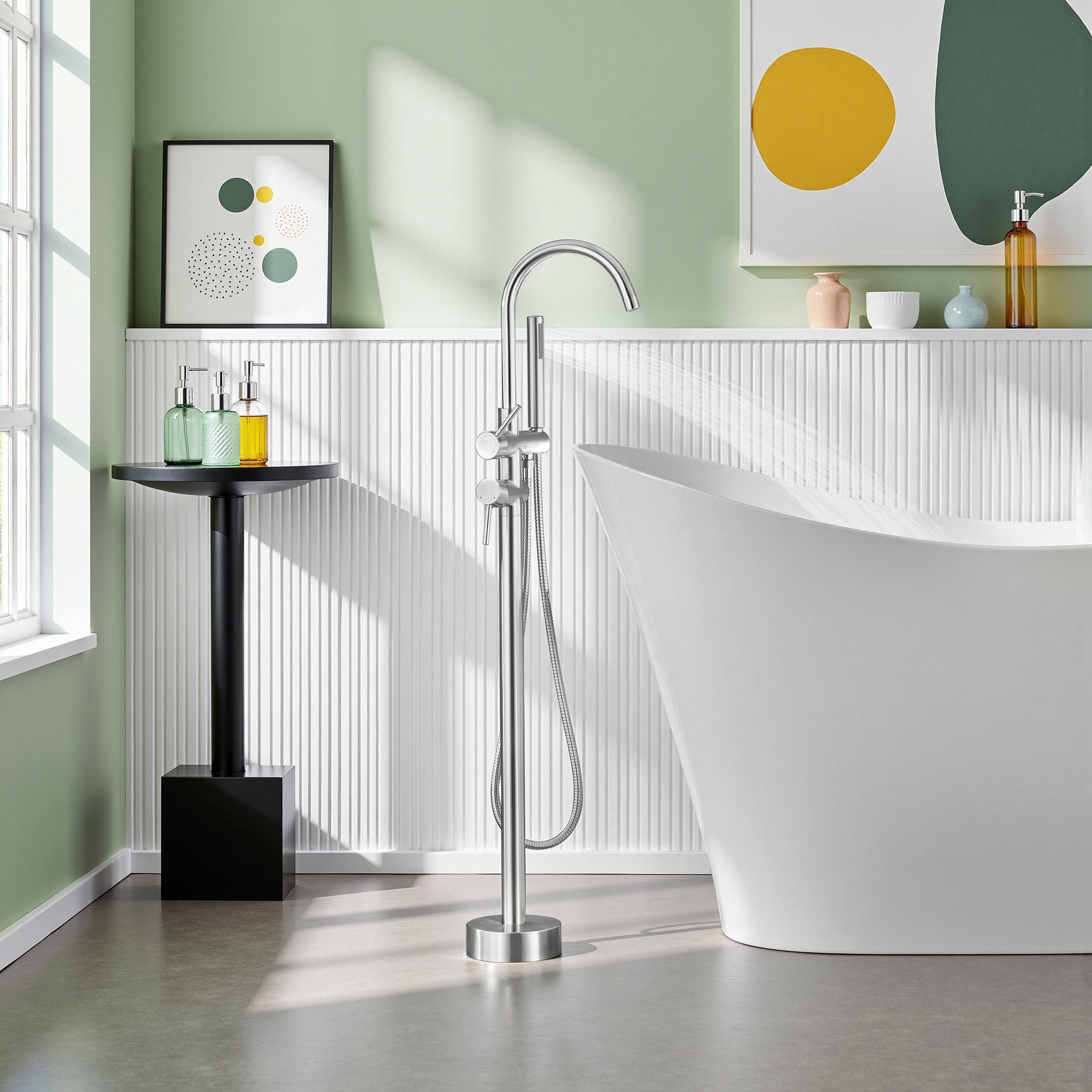 FORIOUS LL01020BN Roman-Tub-Faucets - View #3