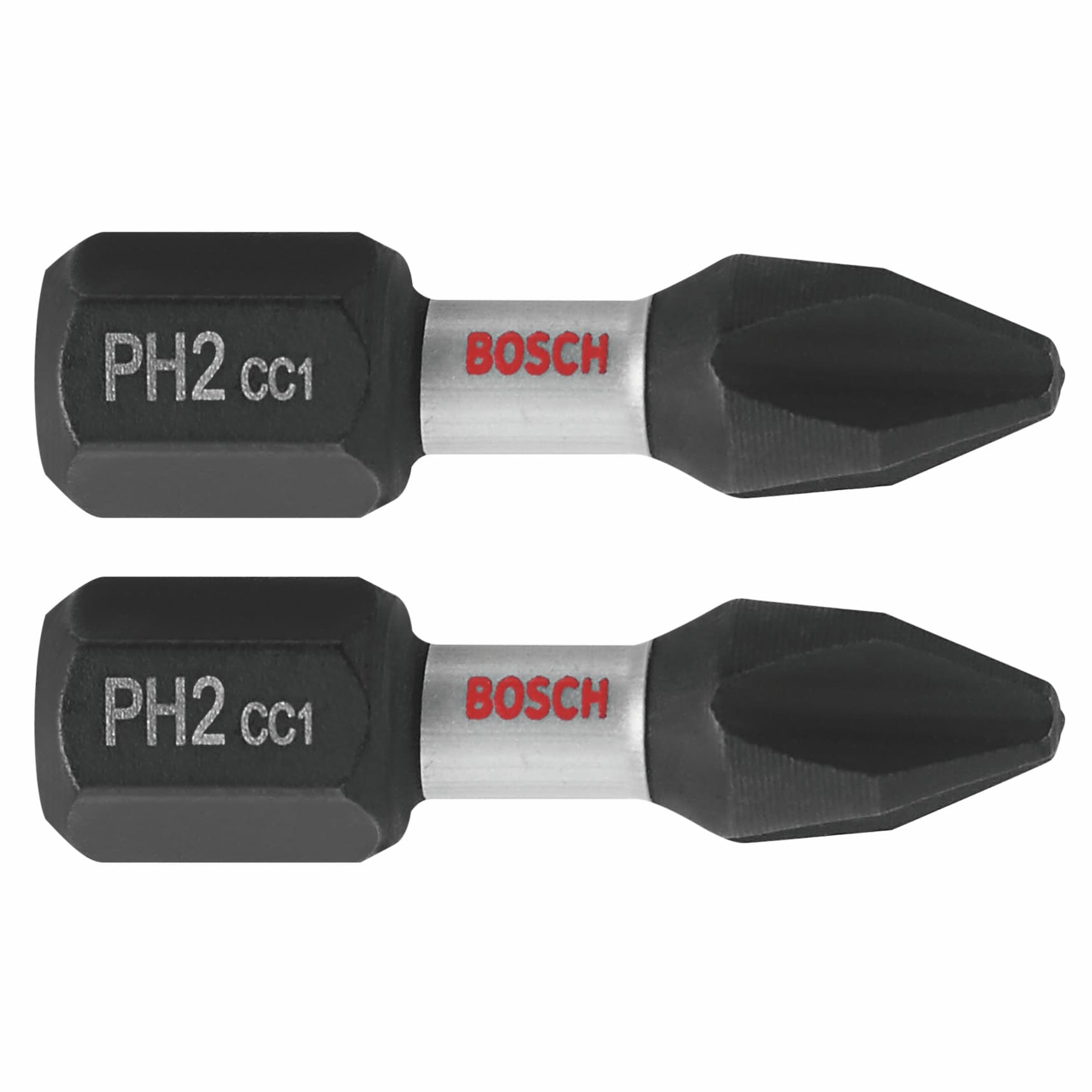 Bosch ITDPH2102 Driven 1/4-in x 1-in Phillips Impact Driver Bit 2 -Piece