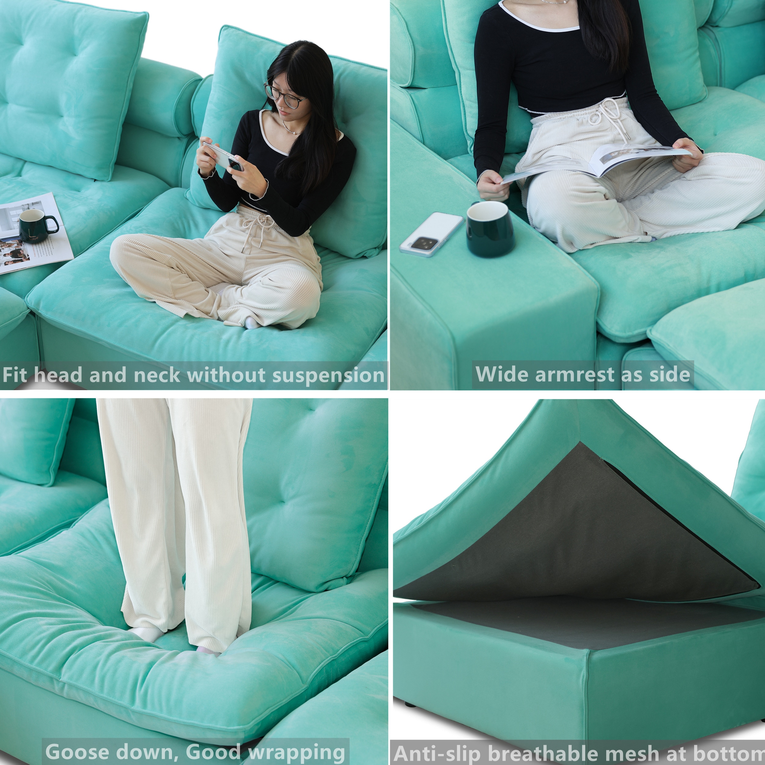 BuotiqHom DH-S2+2-136TB Sofas-Loveseats - View #4