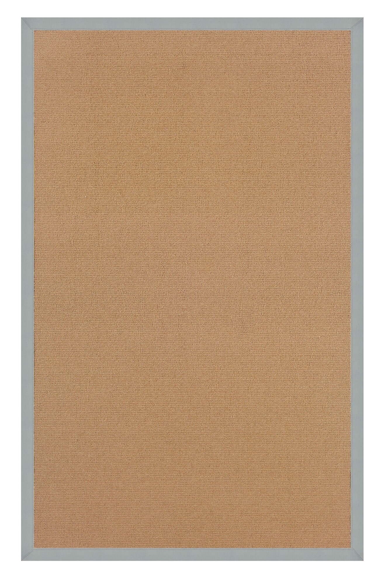 Linon RUG-AT030923 Athena 2 X 3 (ft) Wool Cork/Blue Wool Indoor Border Area Rug