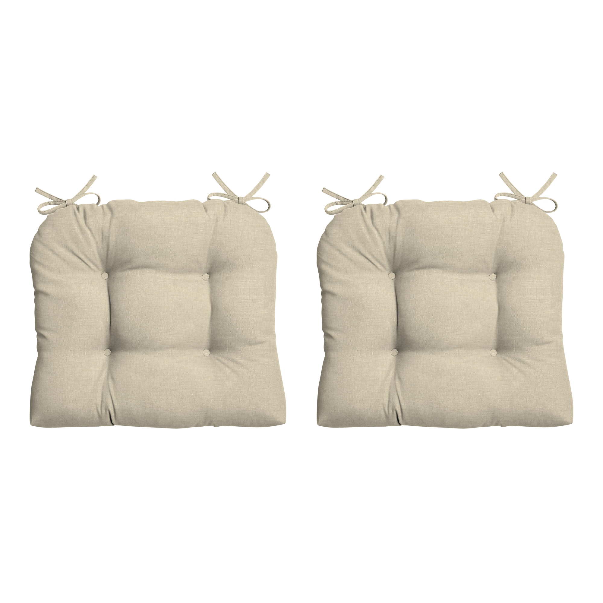 ARDEN ZQ0D530B-D9Z2 18.0-in x 20.0-in 2 -Piece Tan Leala Patio chair cushion