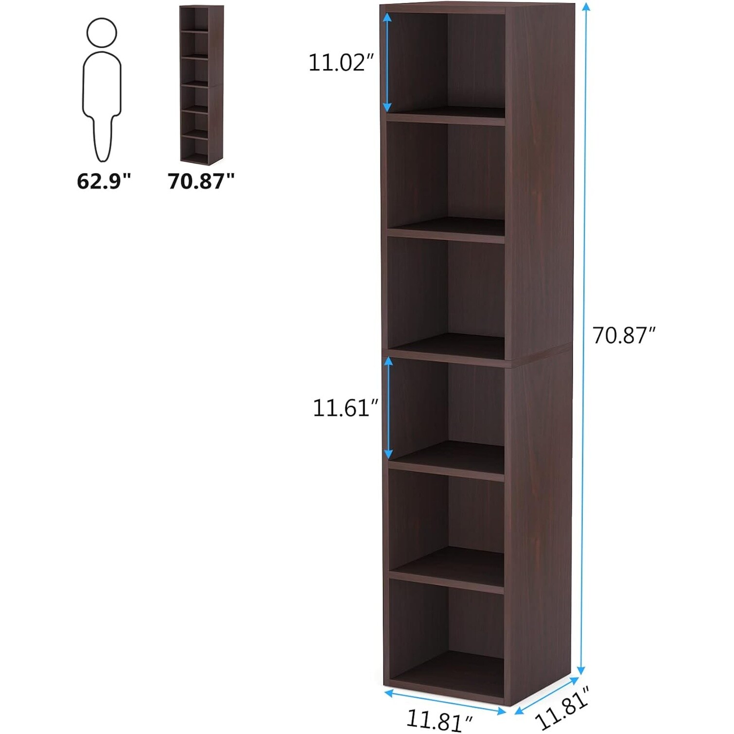 BBabe A687WJRTMVJN bookcases - View #3
