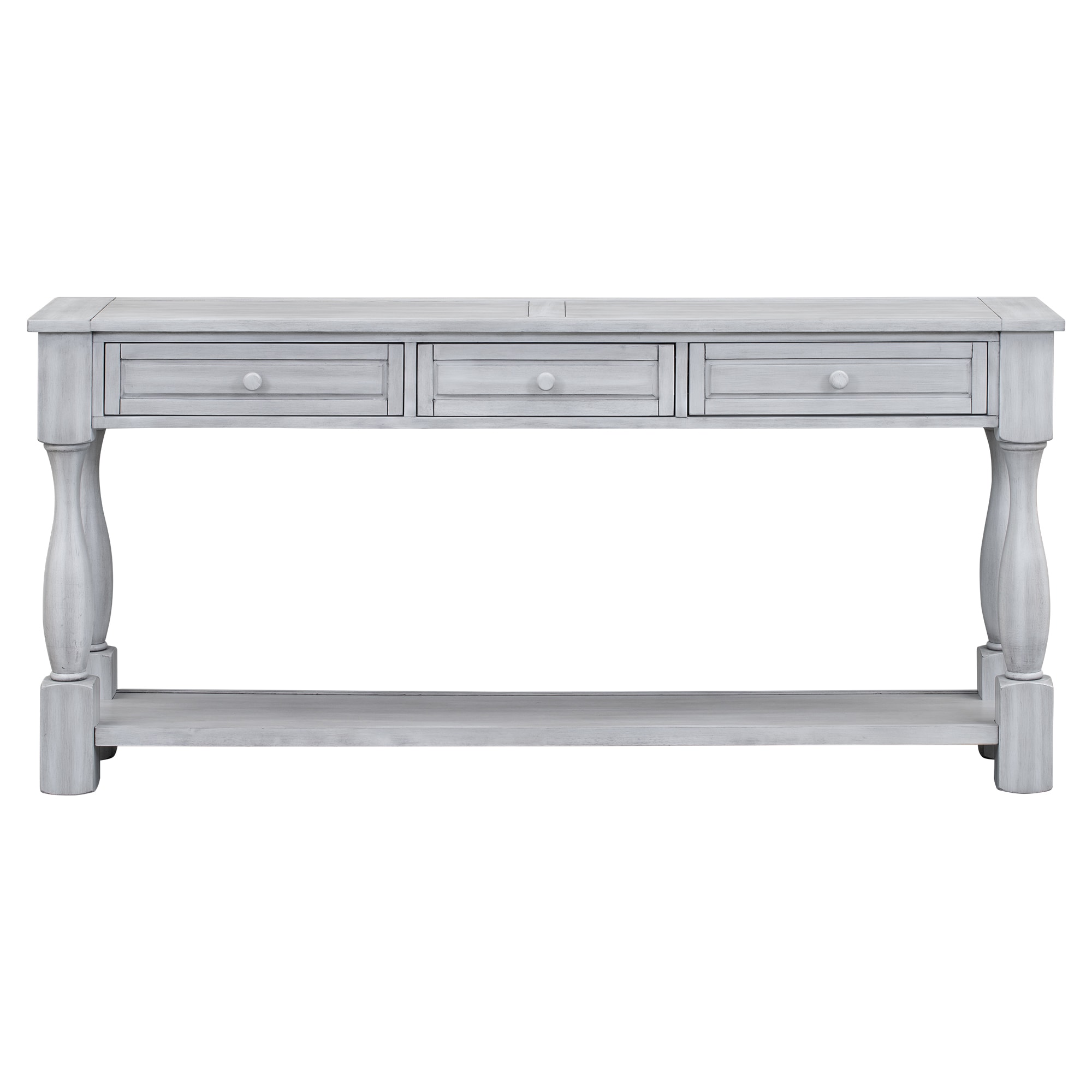 AHIOU HOME ZAAH-CT299371E Modern Distressed Gray Console table
