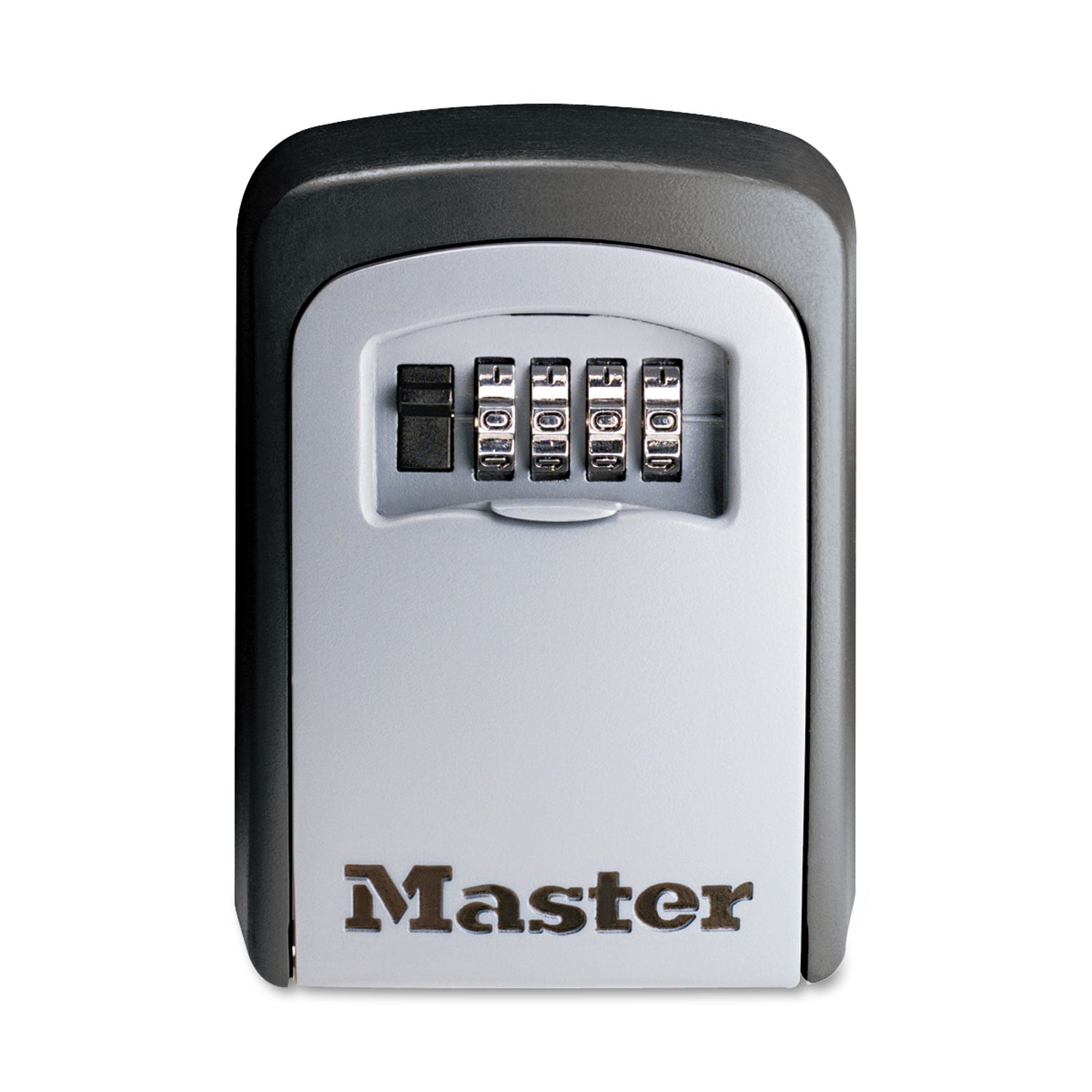 Master Lock Locking Combination 5 Key Steel Box 3.25 Wide Black/Silver #5401D