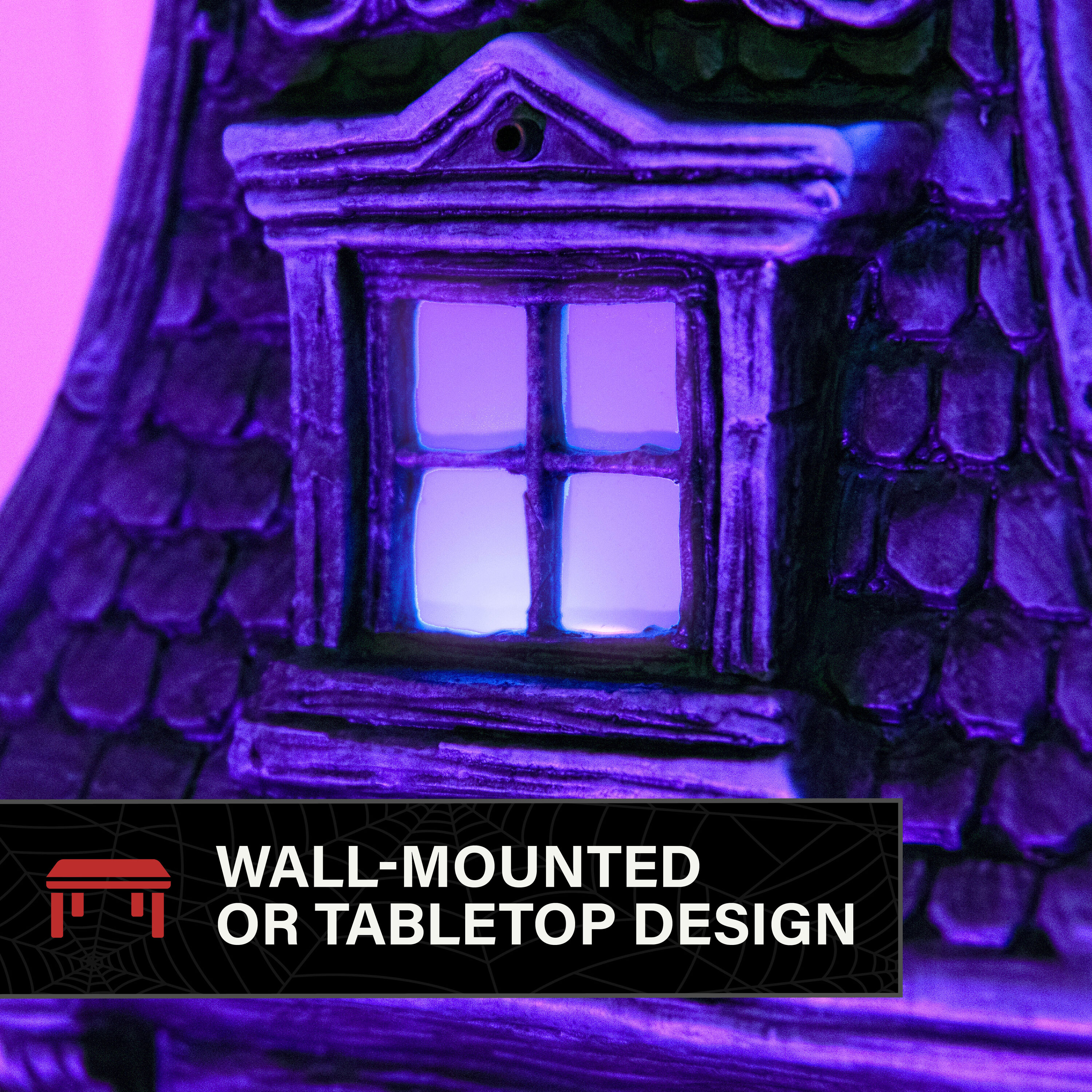 Haunted Hill Farm HHHNTHSEFLTBCK-1FLSA Table-Halloween-Decor - View #6